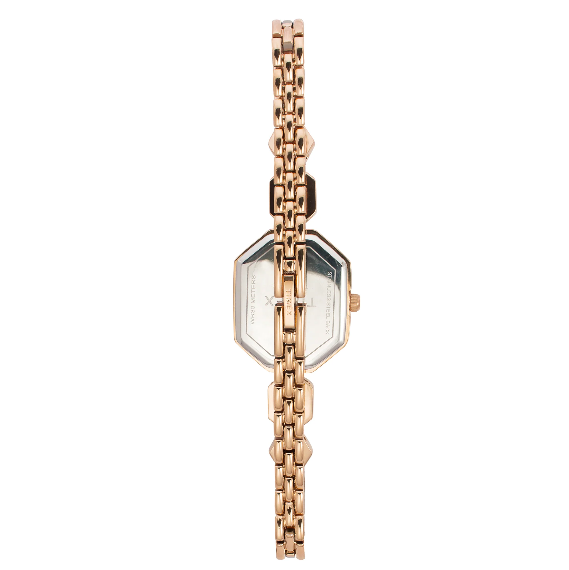 TIMEX Fria Women Mother of Pearl White Octagonal Dial Analog Watch - TWEL21101 - Image 4