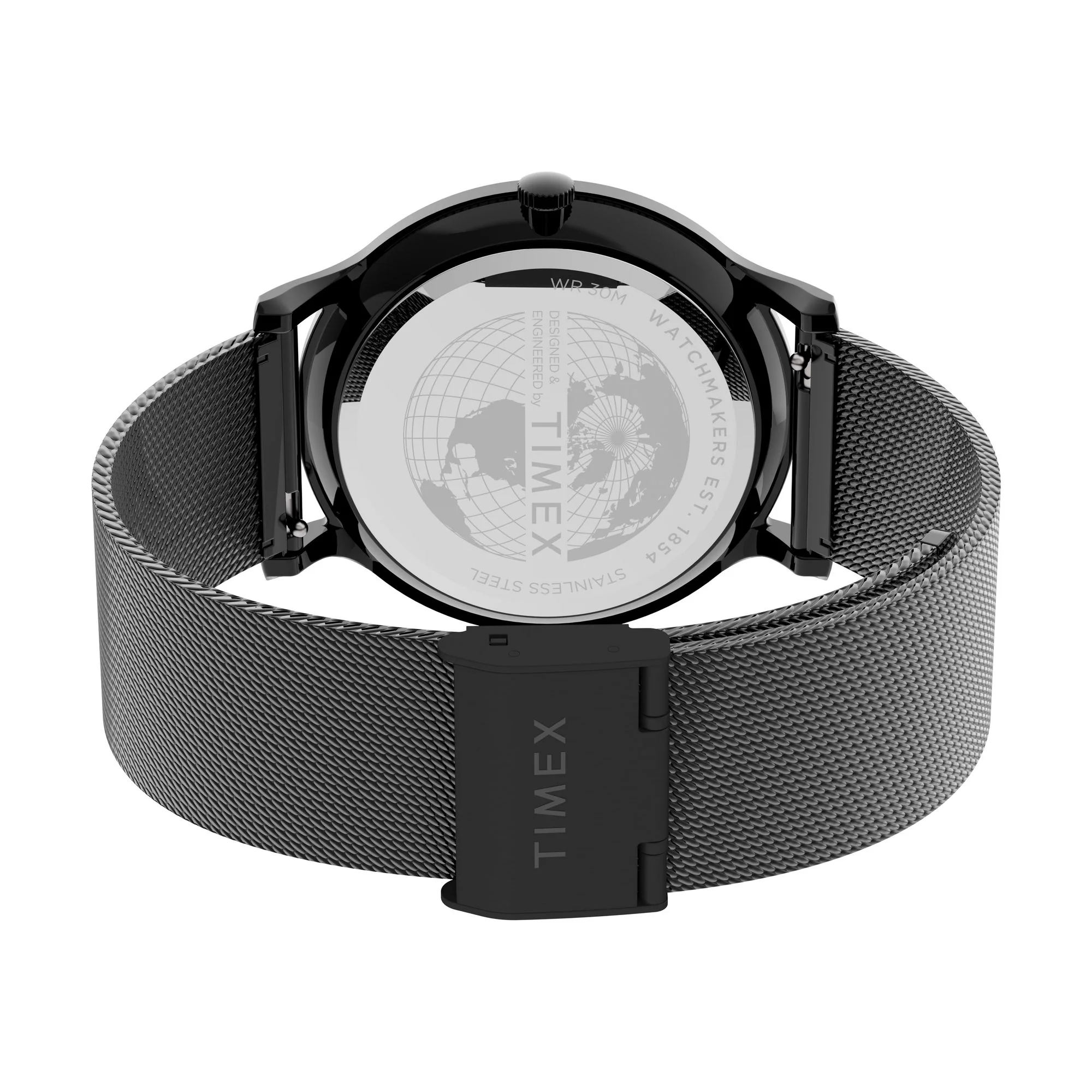 TIMEX Gallery Black Round Dial Analog Men's Watch - TW2T95300UJ - Image 5