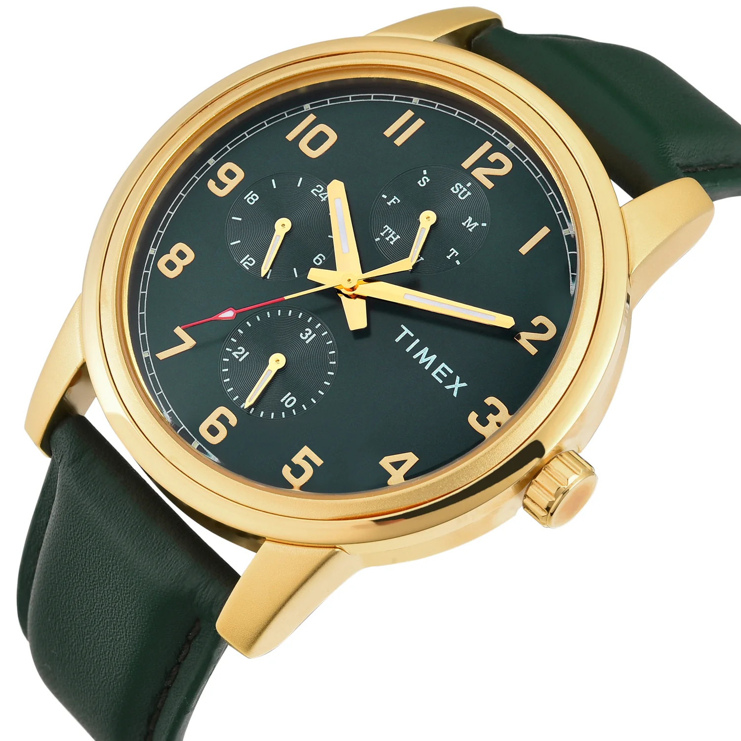 TIMEX Green Round Dial Analog Men's Watch - TWEG18907 - Image 2