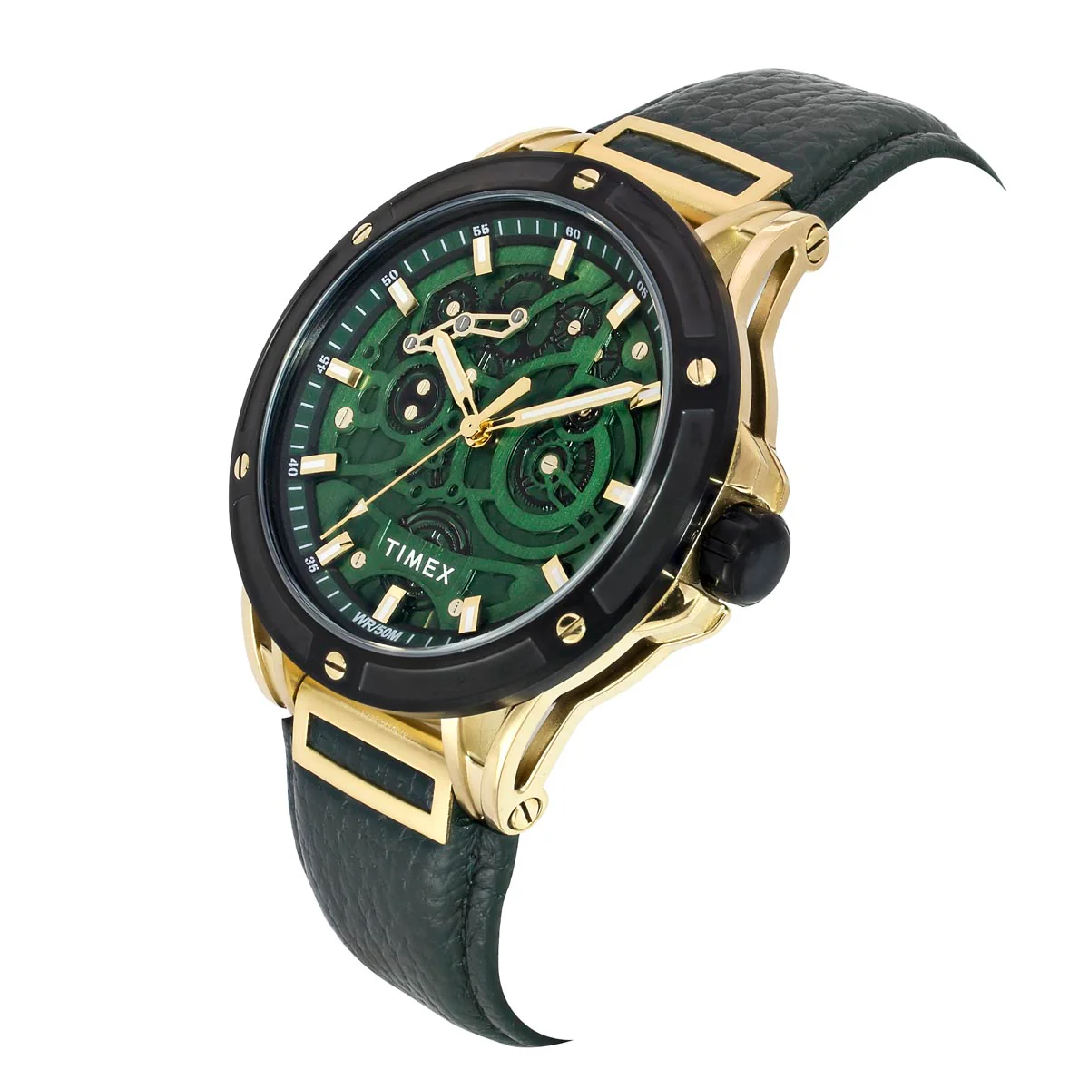 TIMEX Green Round Dial Analog Men's Watch - TWEG27800 - Image 2