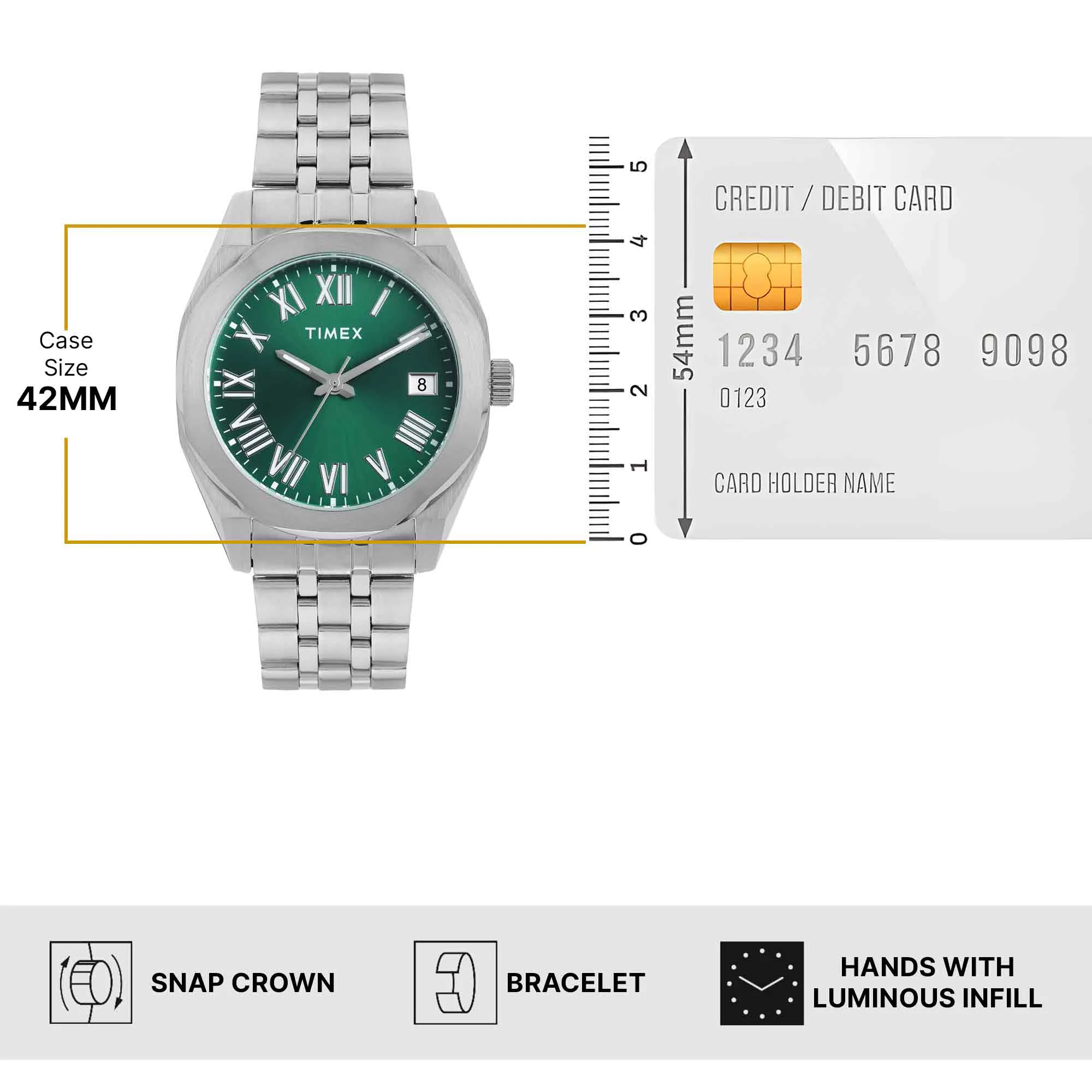 Timex Green Round Dial Analog Men's Watch - TWEG296SMU02 - Image 6