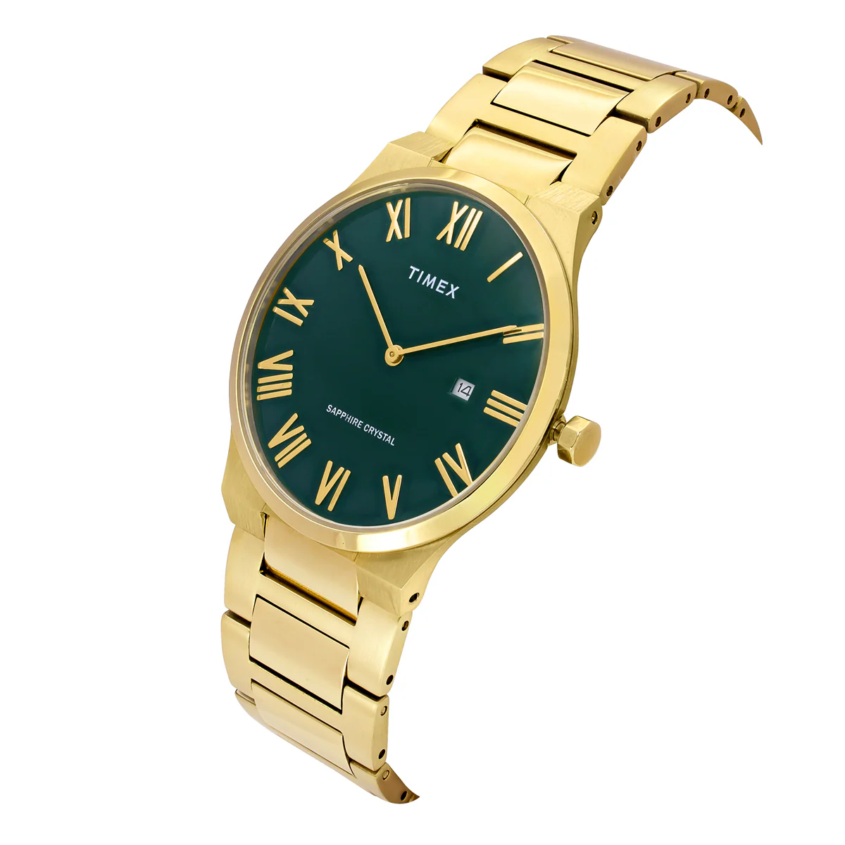TIMEX Green Round Dial Analog Men's Watch - TWEG23608 - Image 2