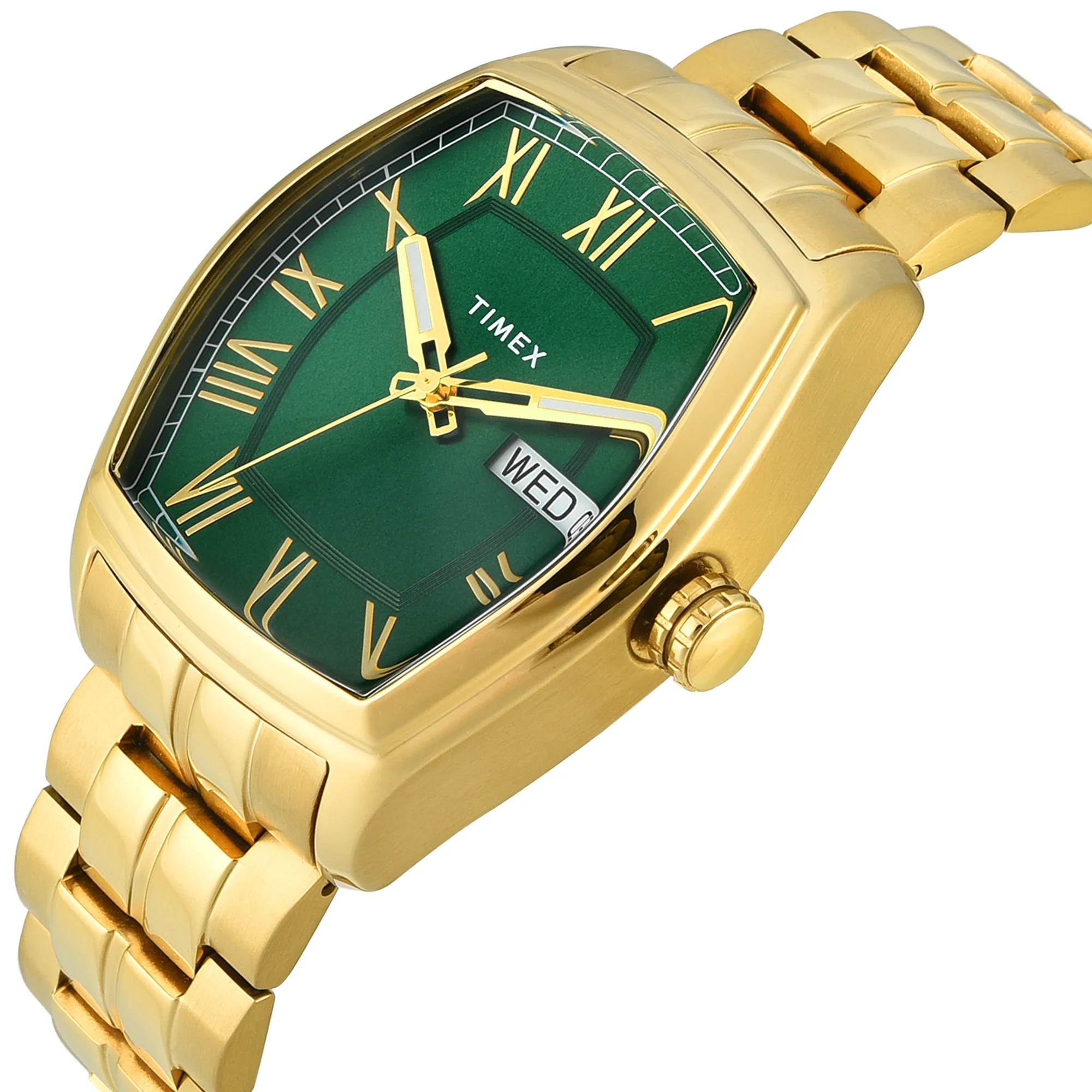 TIMEX Green Tonneau Dial Analog Men's Watch - TWEG25905 - Image 3