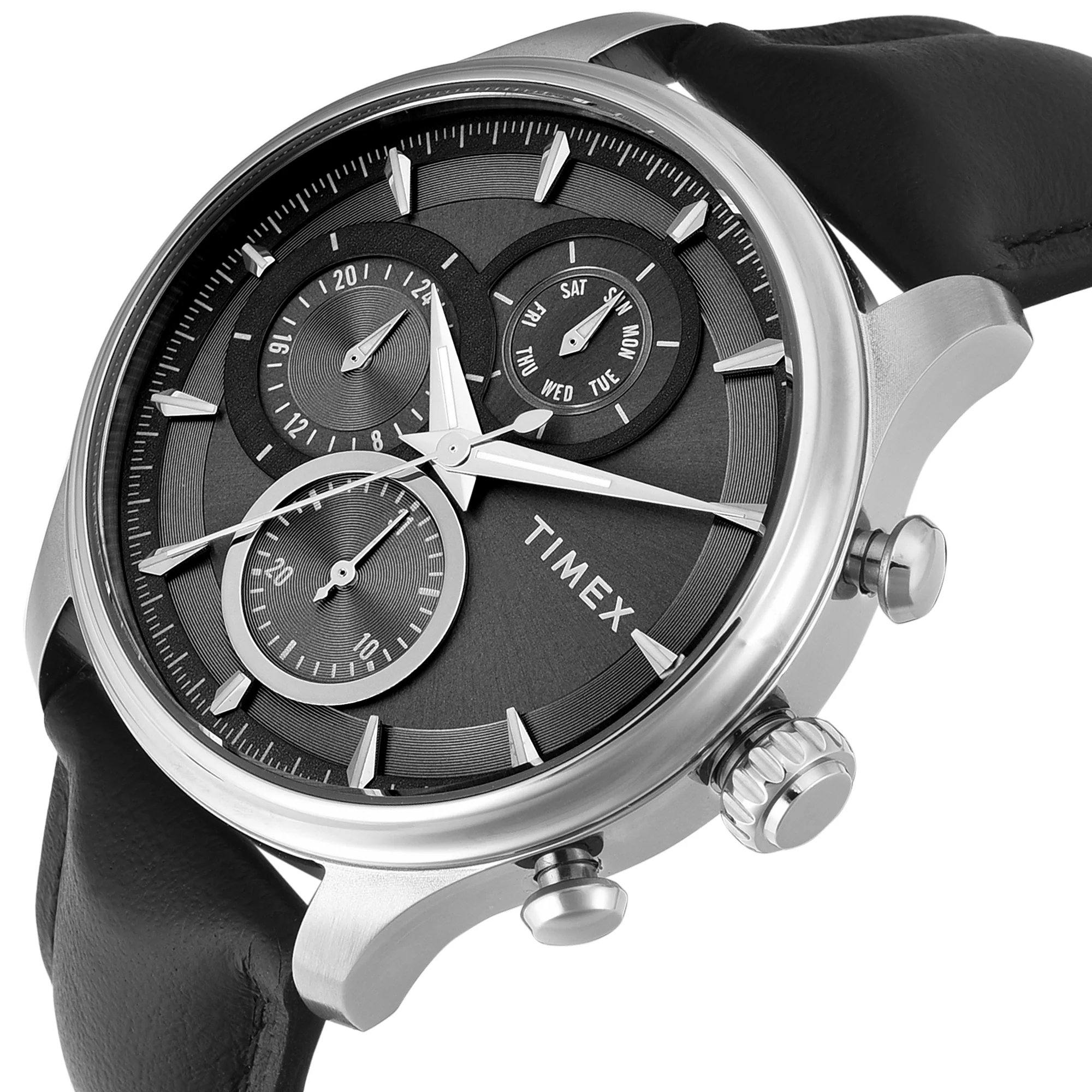 TIMEX Grey Round Dial Analog Men's Watch - TWEG28100 - Image 2