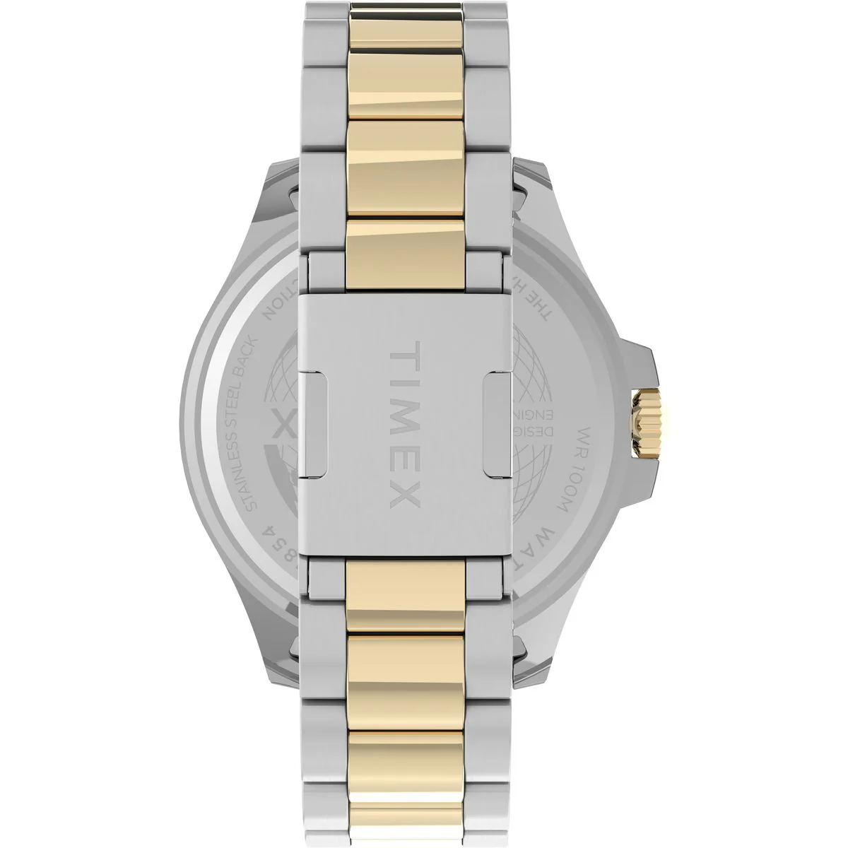 TIMEX Harborside Coast Analog watch for man with Blue Round Dial & Two-Tone Stainless Steel Bracelet Band Water Resistant Men's Wrist Watches - TW2V42000UJ - Image 3