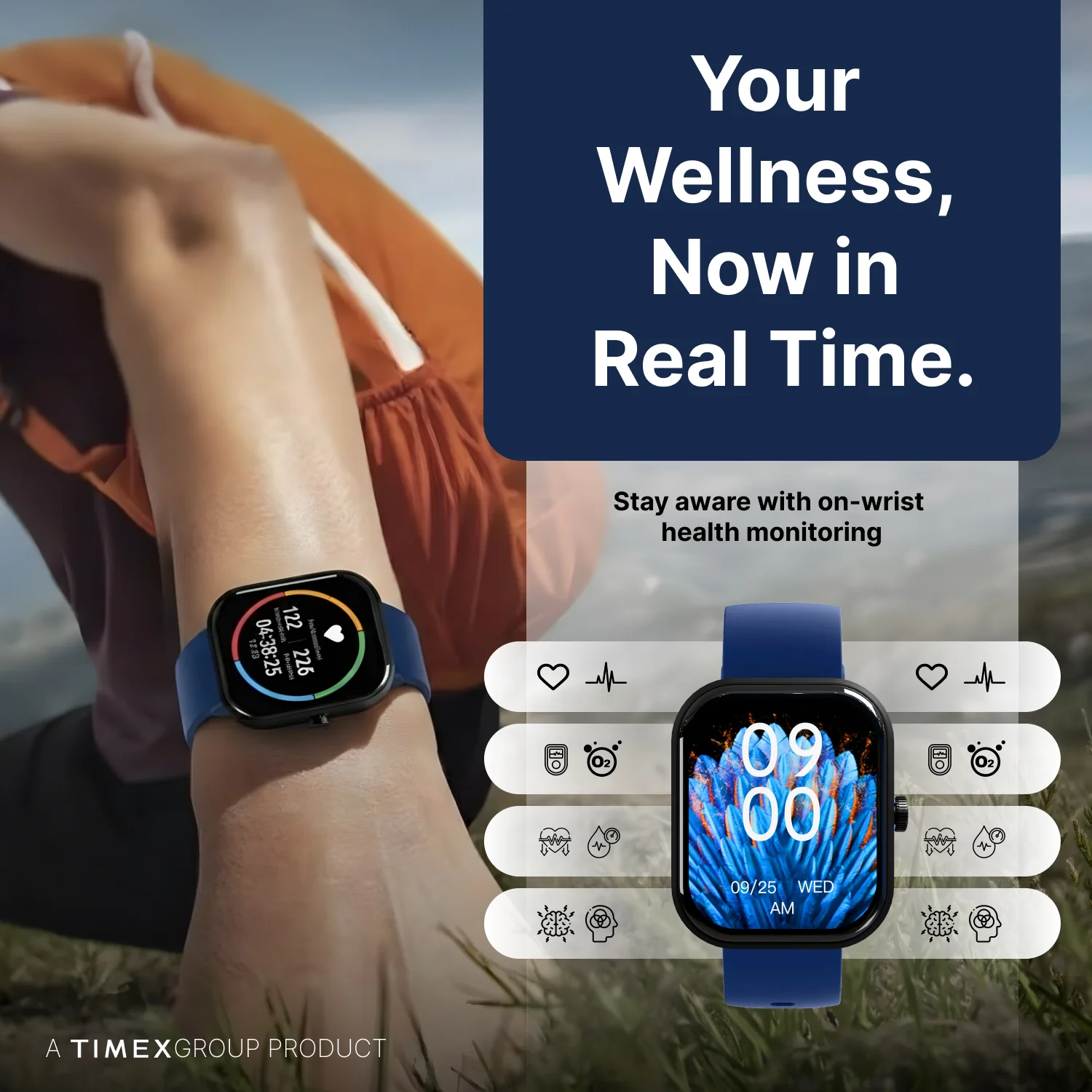 TIMEX iConnect Arc+ Smartwatch with 2.01 Inch IPS Display with  BT Calling Smartwatch for Unisex - TWIXW1602T - Image 6