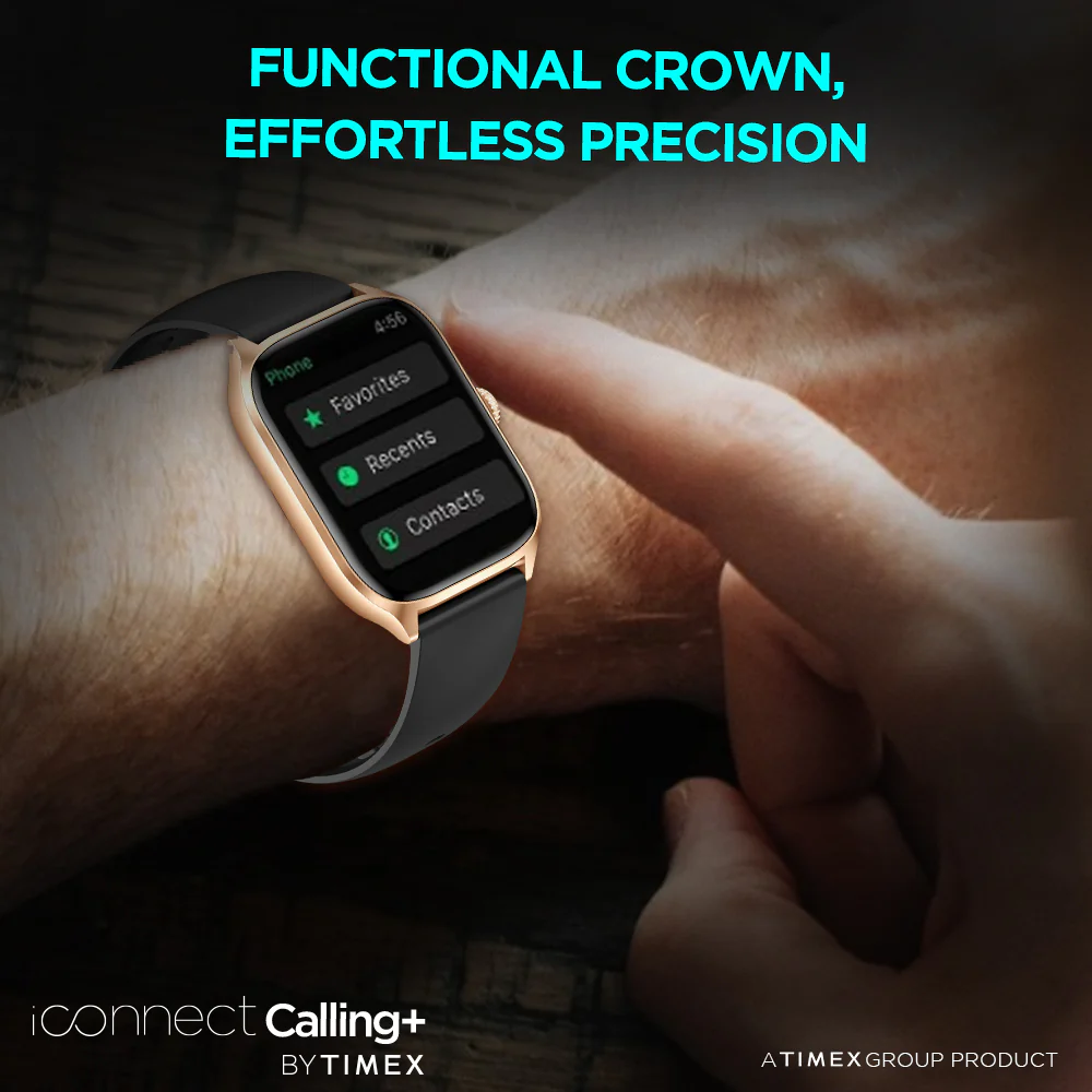 Timex iConnect Calling 2.01(5.10 cm) by Timex with FT Display|Pixel Resolution|Functional Crown|Bluetooth Calling|AI Voice Assist|- TWIXW503T - Image 2