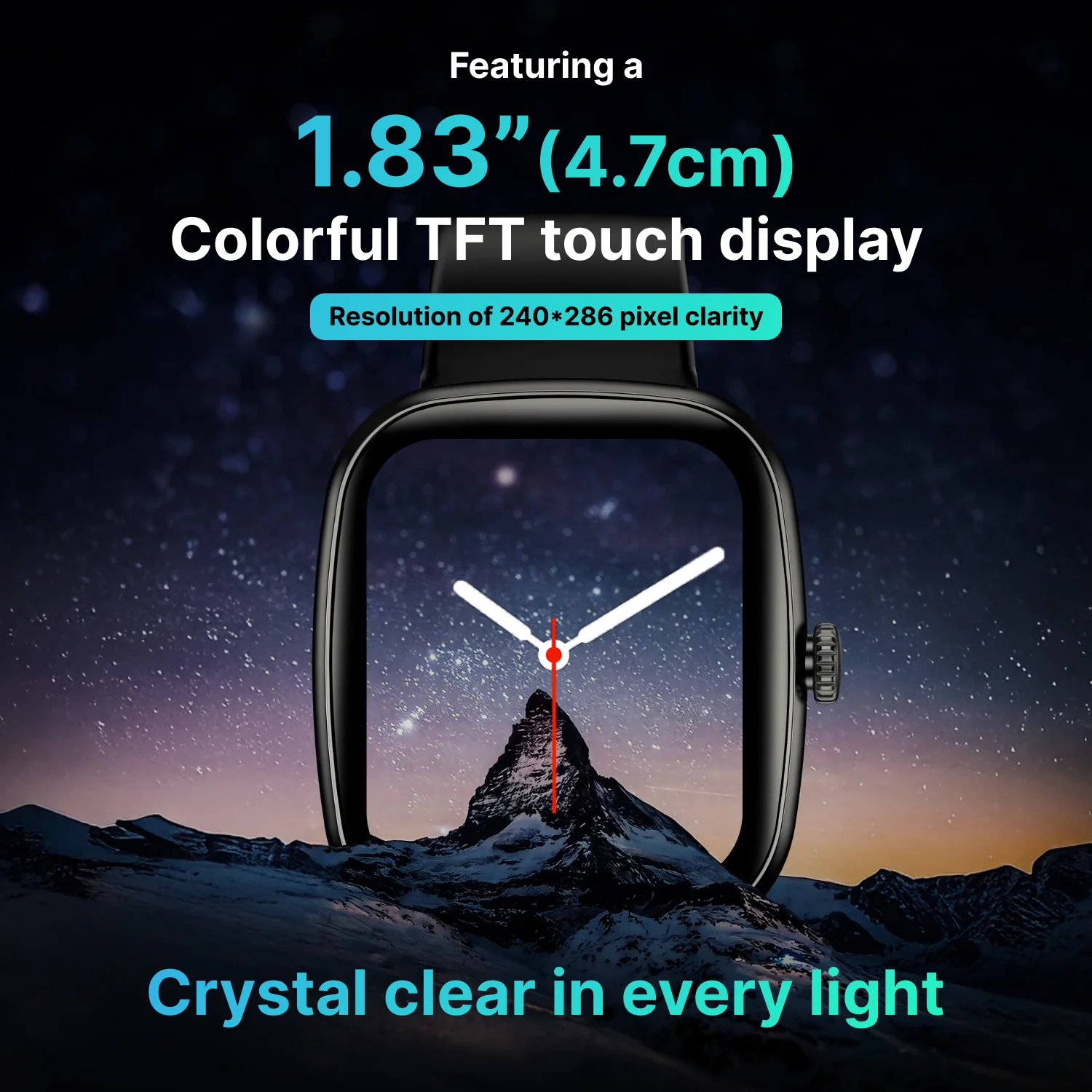 Timex iConnect Calling Ace 1.83 inches (4.64 cm) Display with Functional Crown and BT Calling Smartwatch For Unisex - TWIXW1100T - Image 9