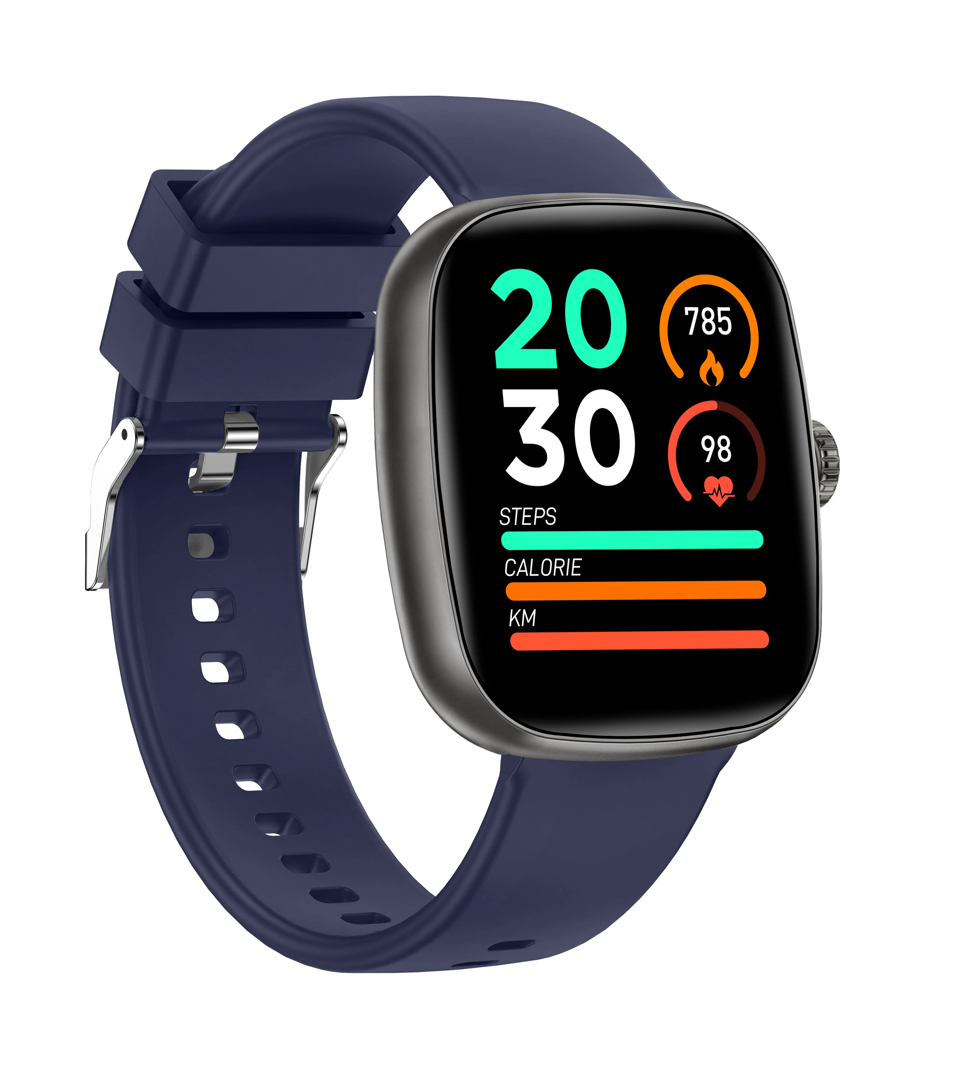 Timex iConnect Calling Ace 1.83 inches (4.64 cm) Display with Functional Crown and BT Calling Smartwatch For Unisex - TWIXW1103T - Image 2