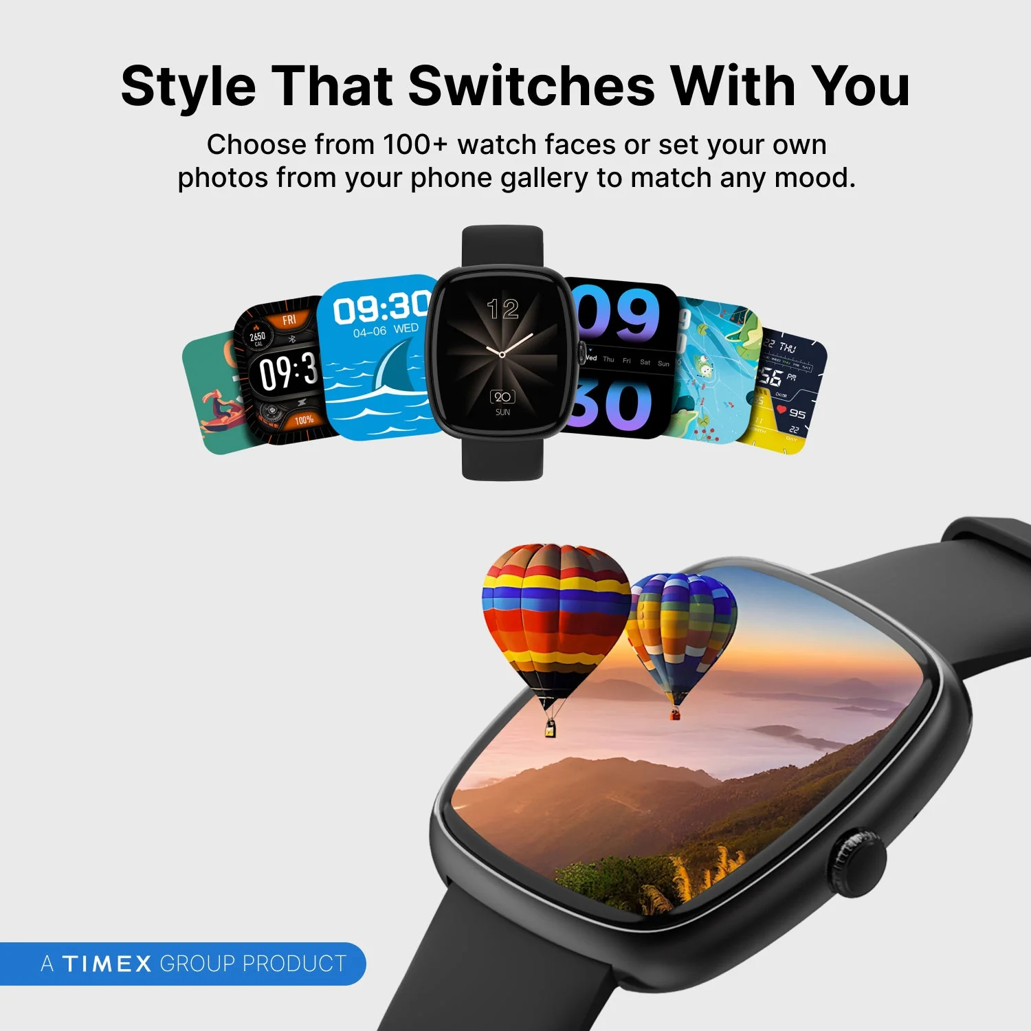 Timex iConnect Calling Ace 1.83(4.6 cm) 3D UI Display with Functional Crown and BT Calling Smartwatch For Unisex - TWIXW1500T - Image 7