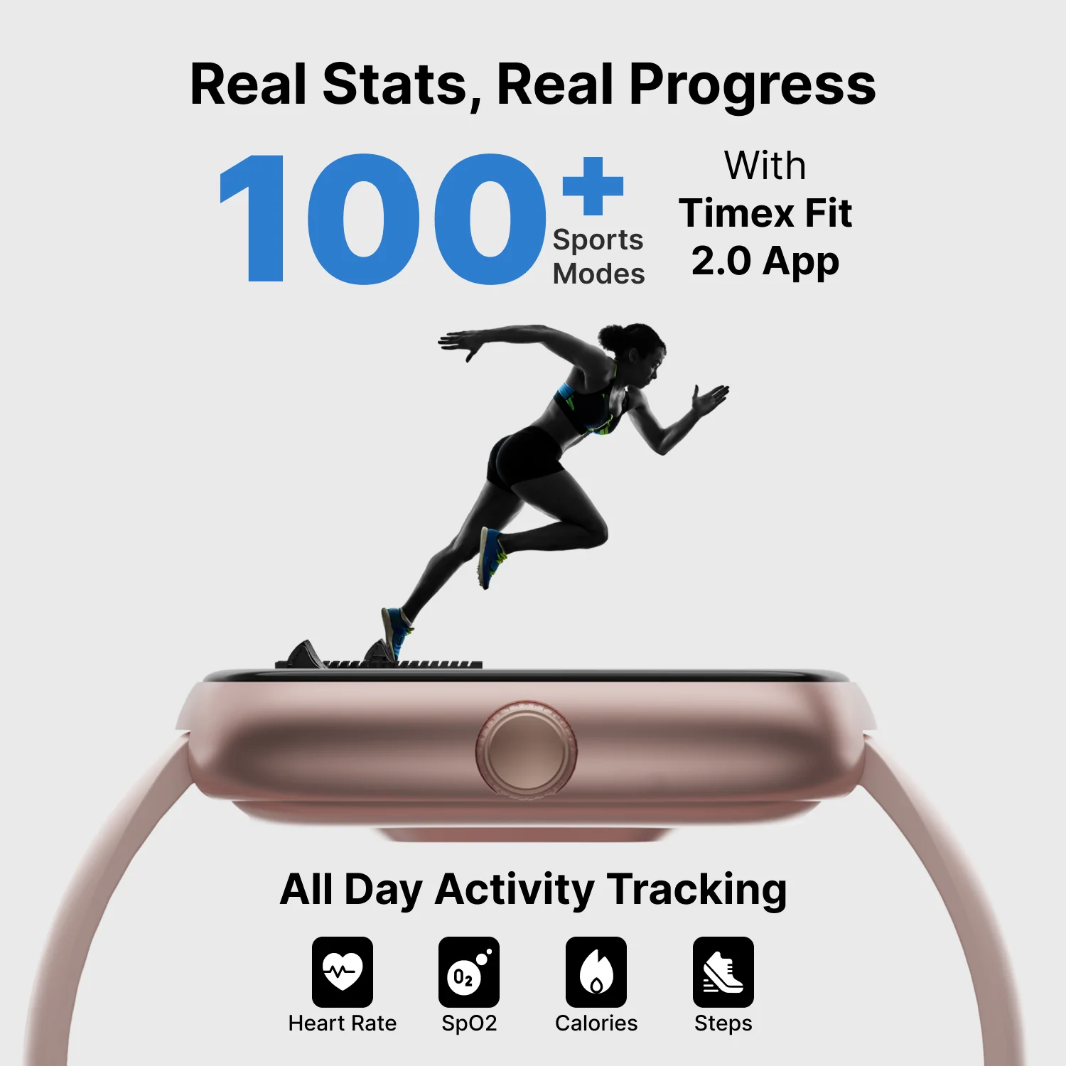 Timex iConnect Calling Ace 1.83 inches (4.6 cm) 3D UI Display with Functional Crown and BT Calling Smartwatch For Unisex - TWIXW1501T - Image 13