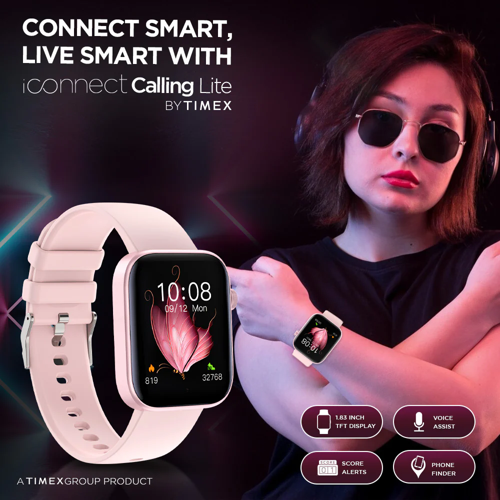 Timex iConnect Calling Lite 1.83(4.6cm) Display BT Calling Smartwatch For Unisex - TWIXW600T - Image 10