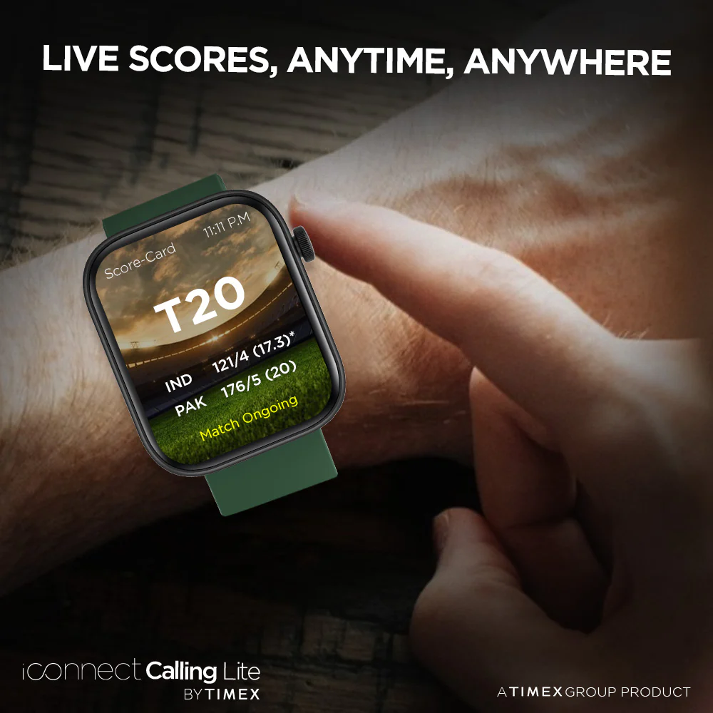 Timex iConnect Calling Lite 1.83 inches (4.6cm) Display BT Calling Smartwatch For Unisex - TWIXW603T - Image 4