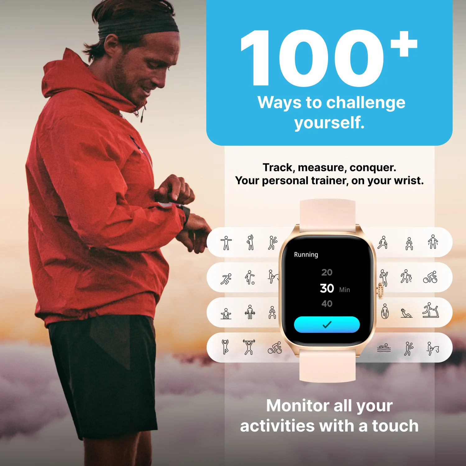 Timex iConnect Calling Max 2.01(5.1cm) Display with Functional Crown and BT Calling Smartwatch For Unisex - TWIXW1301T - Image 15