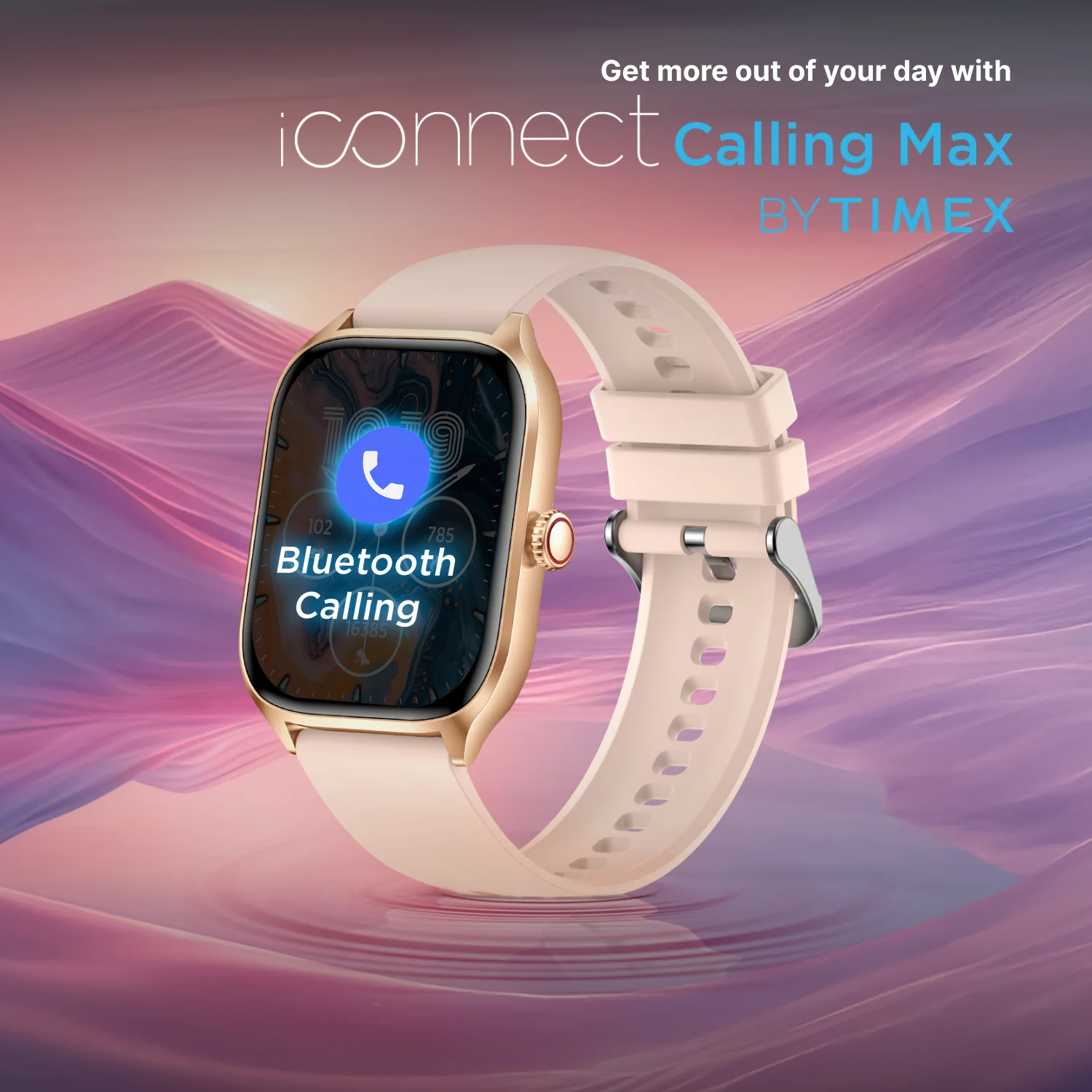 Timex iConnect Calling Max 2.01(5.1cm) Display with Functional Crown and BT Calling Smartwatch For Unisex - TWIXW1301T - Image 9