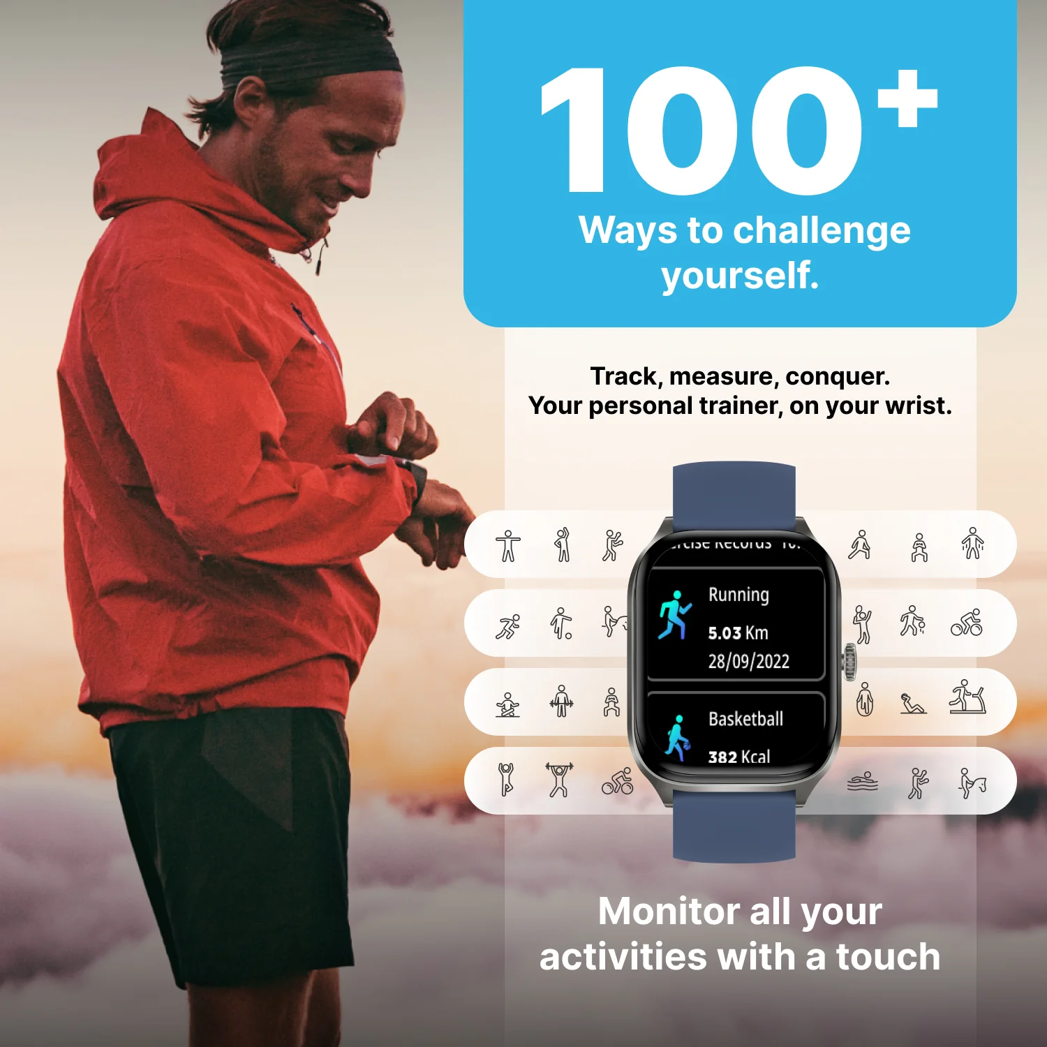 Timex iConnect Calling Max 2.01(5.1cm) Display with Functional Crown and BT Calling Smartwatch For Unisex - TWIXW1302T - Image 15