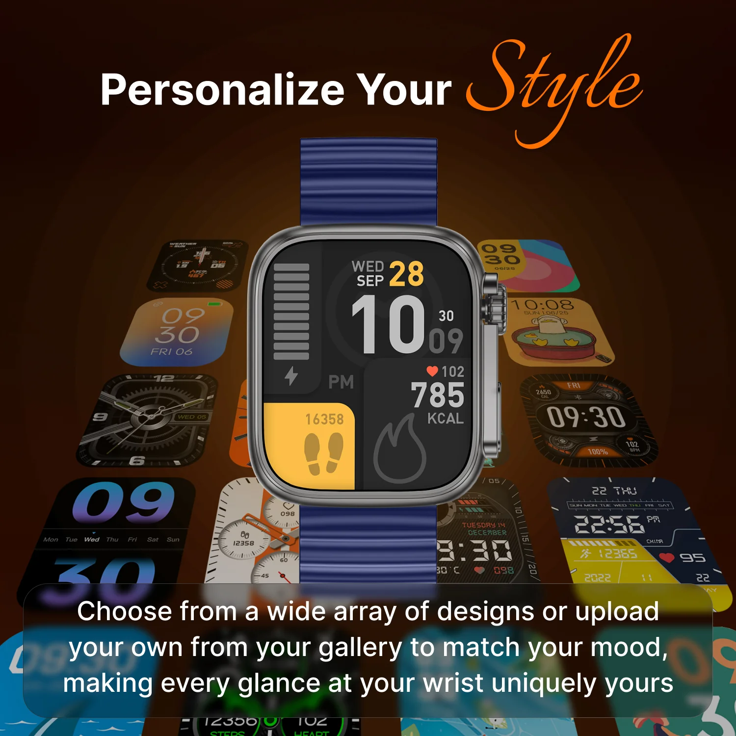 Timex iConnect Edge 1.83 inches (4.64 cm) Display with Functional Crown and BT Calling Smartwatch For Unisex - TWIXW703T - Image 7
