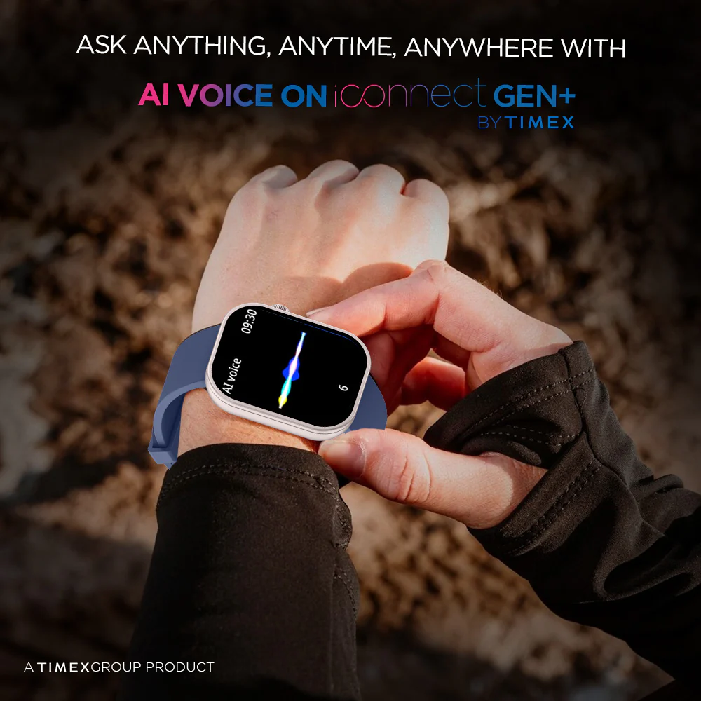 Timex iConnect Gen Smartwatch|2.01(5.10 cm) TFT Display with 240x296 Pixel Resolution|Rotational Crown|Single Sync Bluetooth Calling|AI Voice Assist|100 Sports Modes|200 Watchfaces|Upto 7 Days Battery(Normal Usage) - TWIXW300T - Image 6
