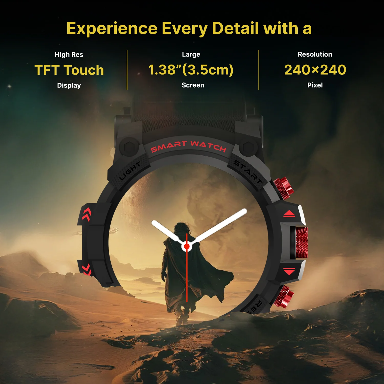 Timex iConnect Go 1.38 inches (3.50 cm) Display with Functional Crown and BT Calling Smartwatch For Unisex - TWIXW800T - Image 11