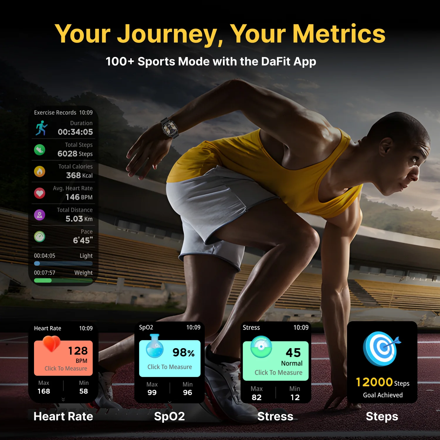 Timex iConnect Go+ 1.83 inches (4.64 cm) Display with Metallic Body and BT Calling Smartwatch For Unisex - TWIXW1000T - Image 4