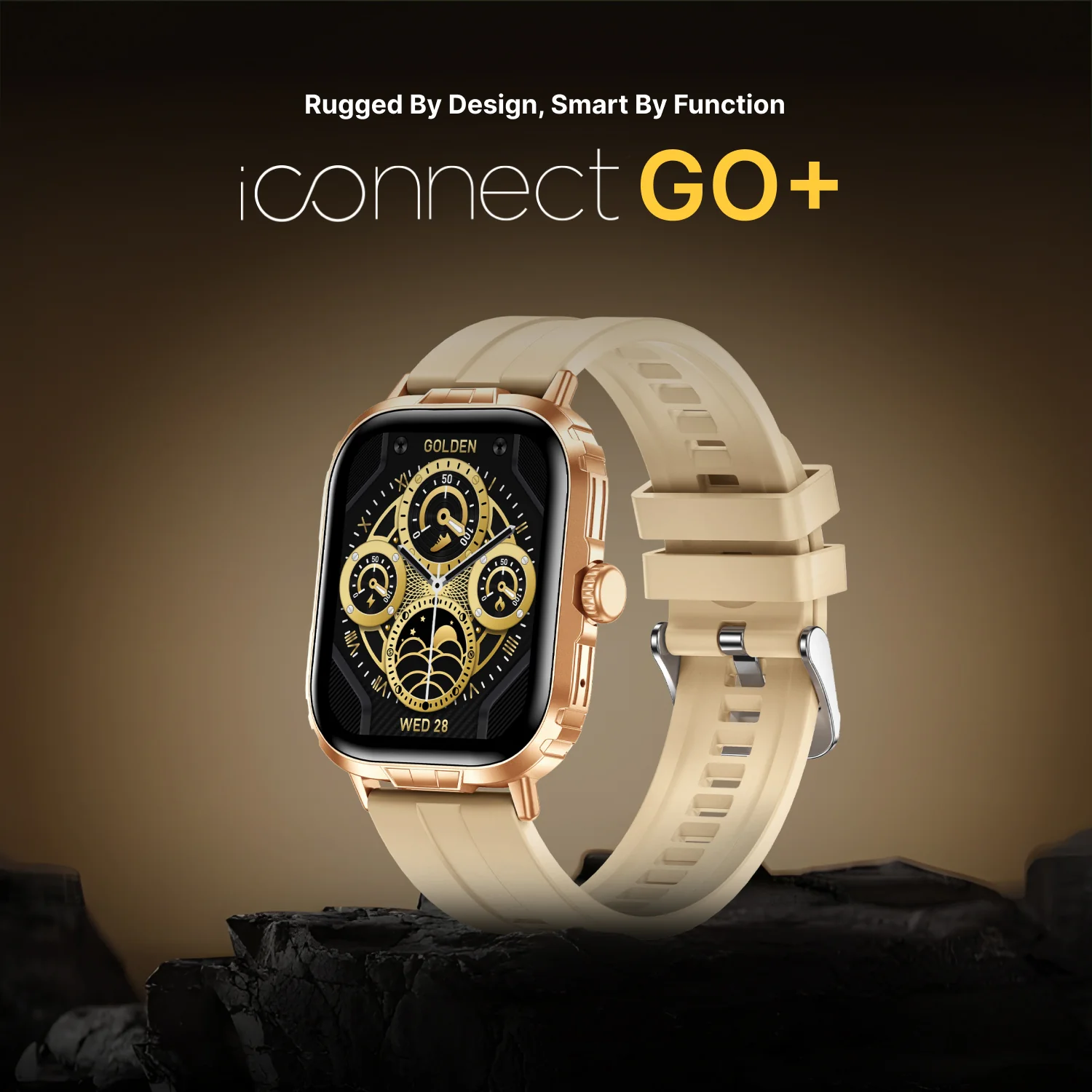 Timex iConnect Go+ 1.83 inches (4.64 cm) Display with Metallic Body and BT Calling Smartwatch For Unisex - TWIXW1001T - Image 3