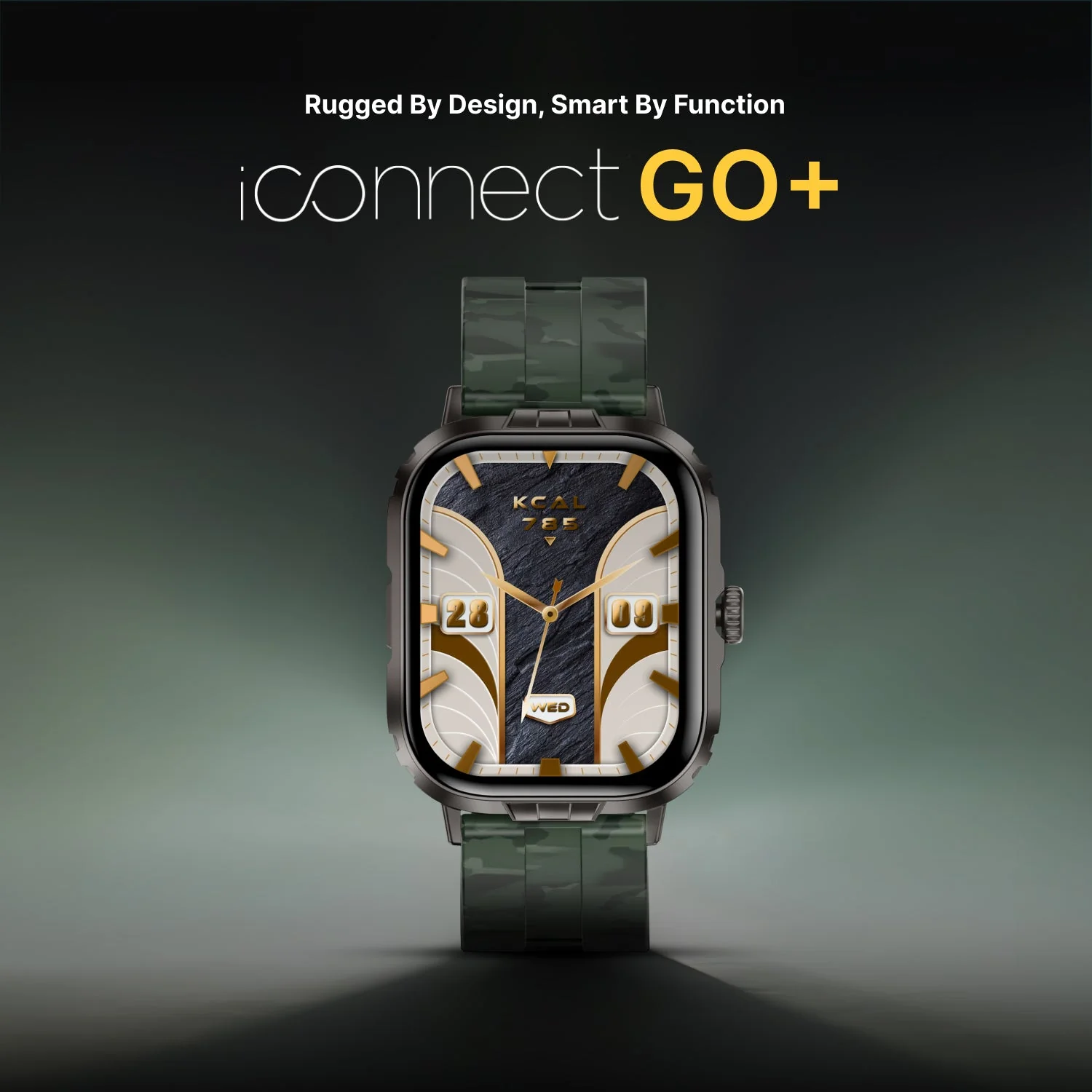 Timex iConnect Go+ 1.83 inches (4.64 cm) Display with Metallic Body and BT Calling Smartwatch For Unisex - TWIXW1003T - Image 2