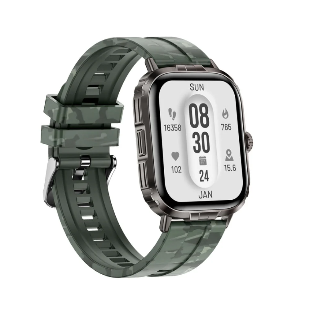 Timex iConnect Go+ 1.83 inches (4.64 cm) Display with Metallic Body and BT Calling Smartwatch For Unisex - TWIXW1003T - Image 3