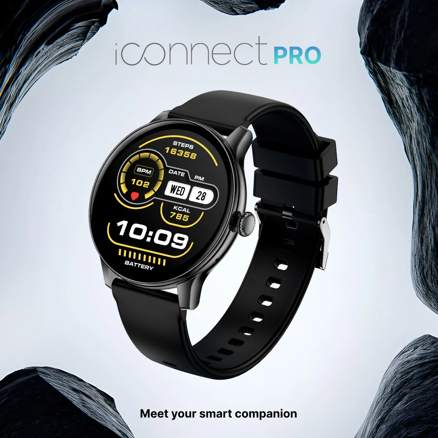 Timex iConnect Pro 1.38(3.50 cm) Display with Functional Crown and BT Calling Smartwatch For Unisex - TWIXW1200T - Image 2
