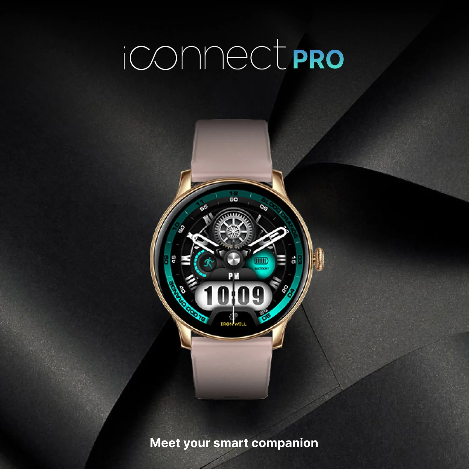 Timex iConnect Pro 1.38 inches (3.50 cm) Display with Functional Crown and BT Calling Smartwatch For Unisex - TWIXW1201T - Image 2