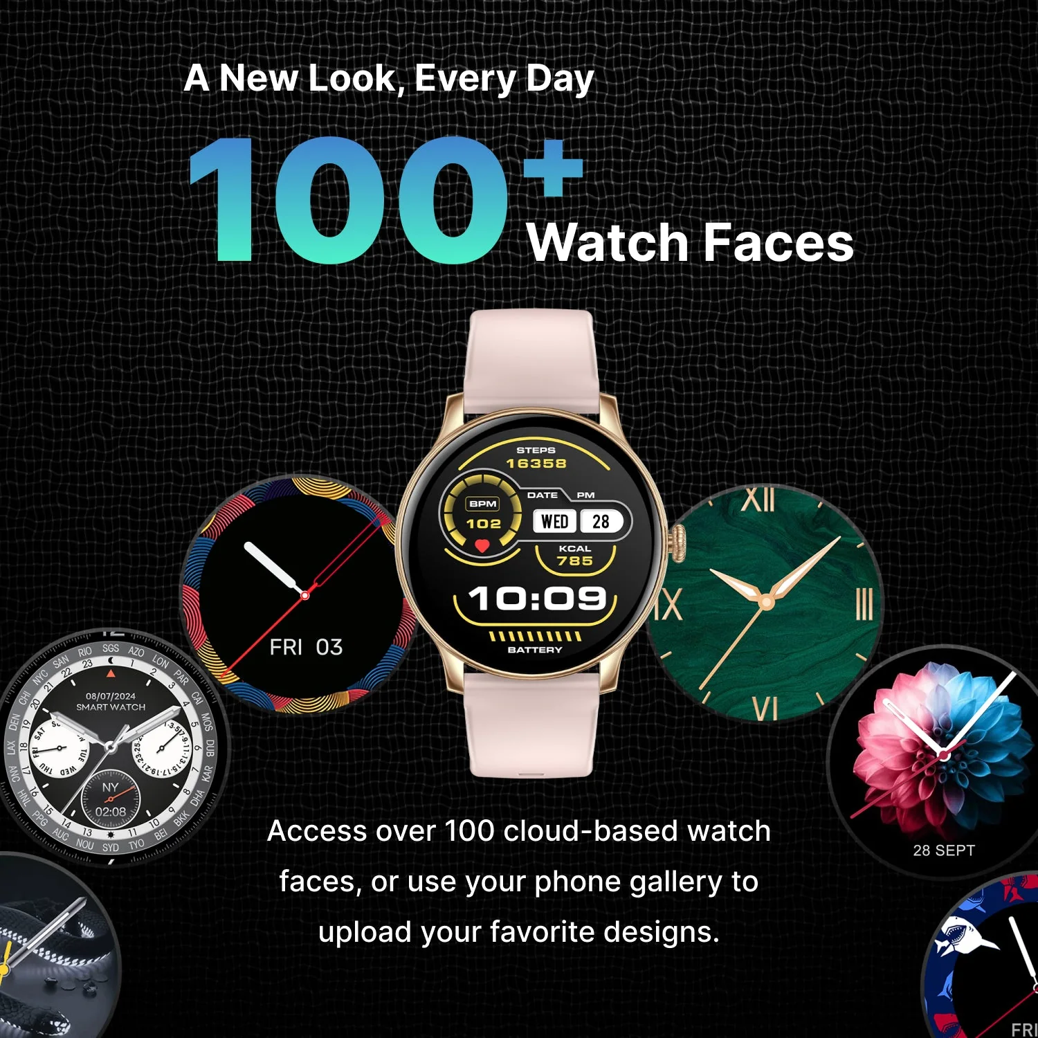 Timex iConnect Pro 1.38 inches (3.50 cm) Display with Functional Crown and BT Calling Smartwatch For Unisex - TWIXW1201T - Image 7