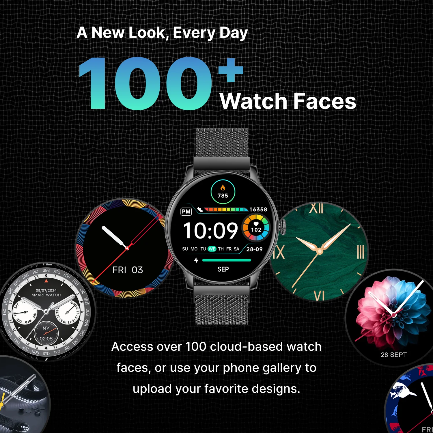 Timex iConnect Pro 1.38(3.50 cm) Display with Functional Crown and BT Calling Smartwatch For Unisex - TWIXW1203T - Image 15