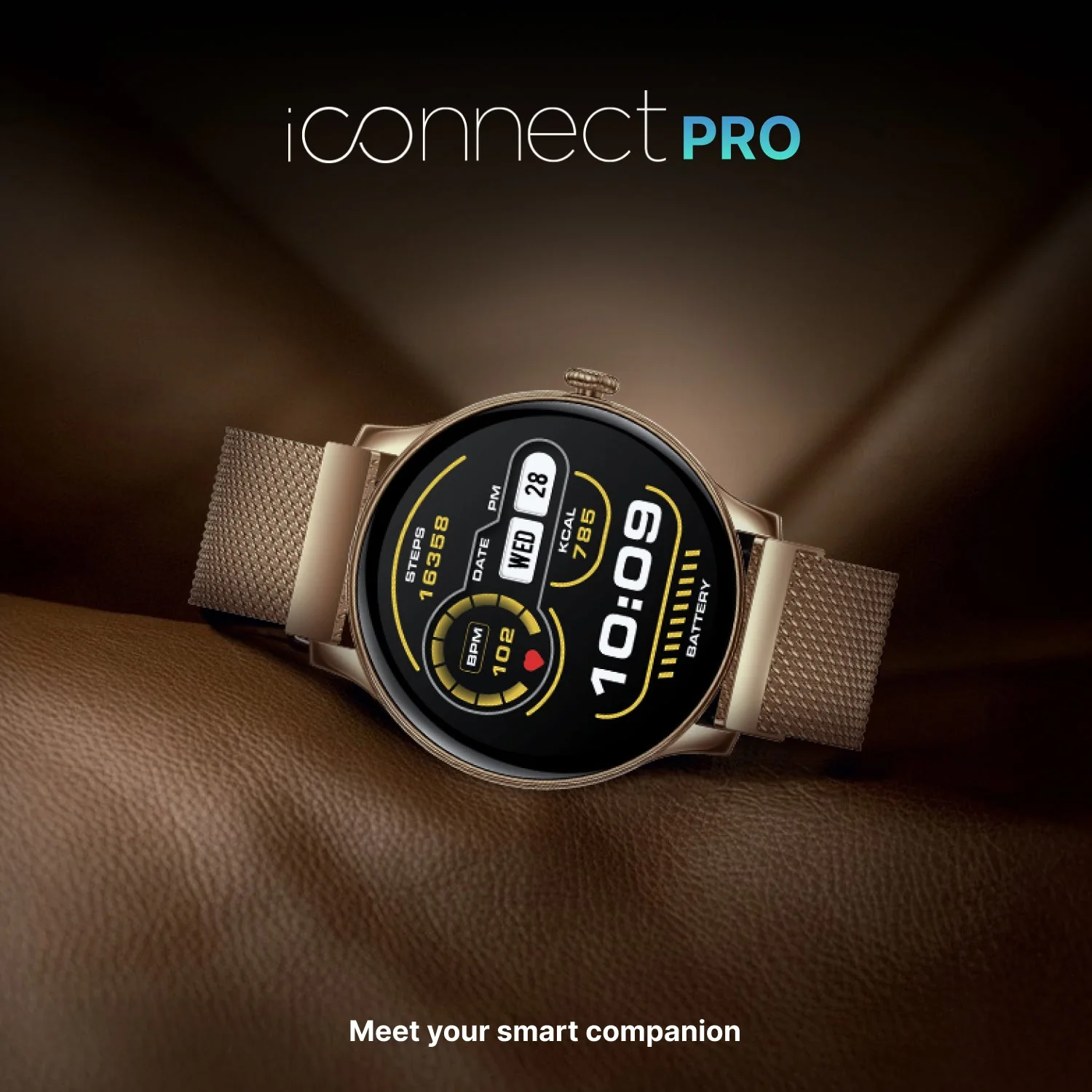 Timex iConnect Pro 1.38(3.50 cm) Display with Functional Crown and BT Calling Smartwatch For Unisex - TWIXW1204T - Image 2