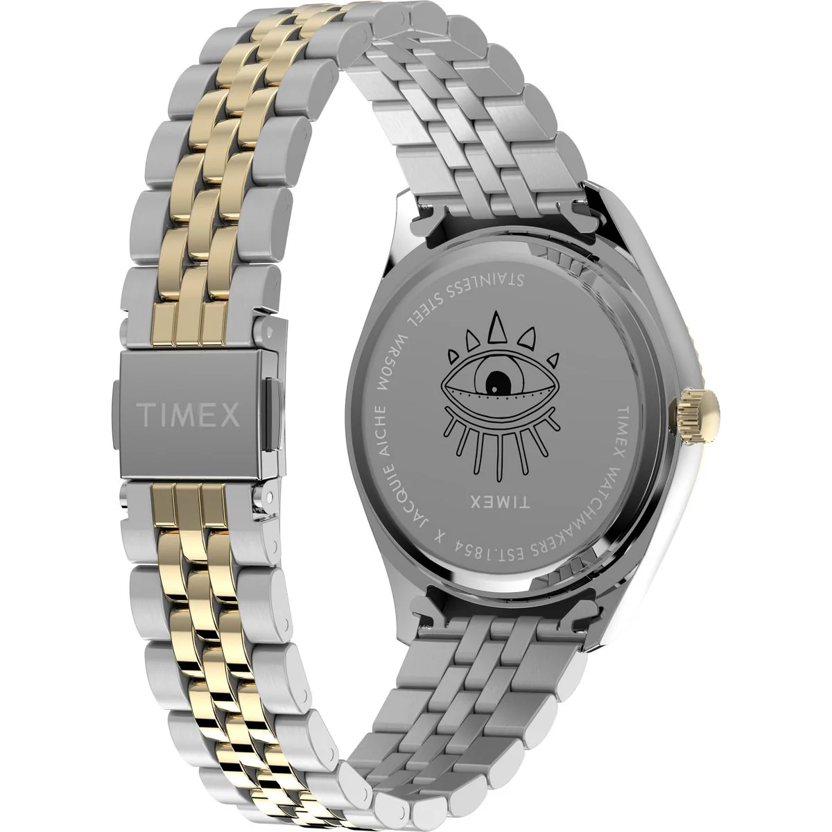 Timex x Jacquie Aiche 36mm Stainless Steel Bracelet Watch - Image 3