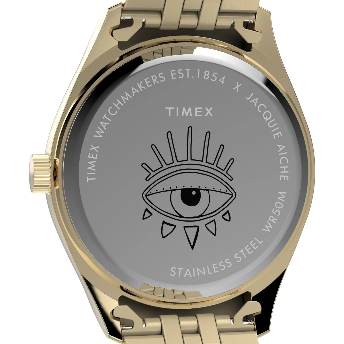 Timex x Jacquie Aiche 36mm Stainless Steel Bracelet Watch - Image 3