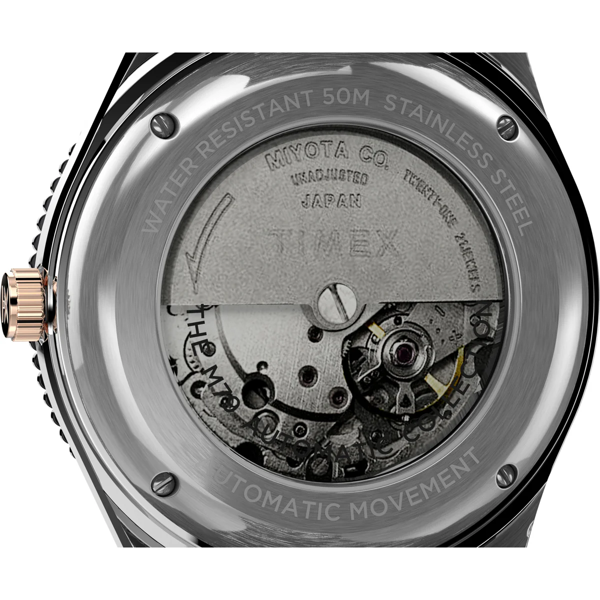 M79 Automatic 40mm Stainless Steel Bracelet Watch - Image 5