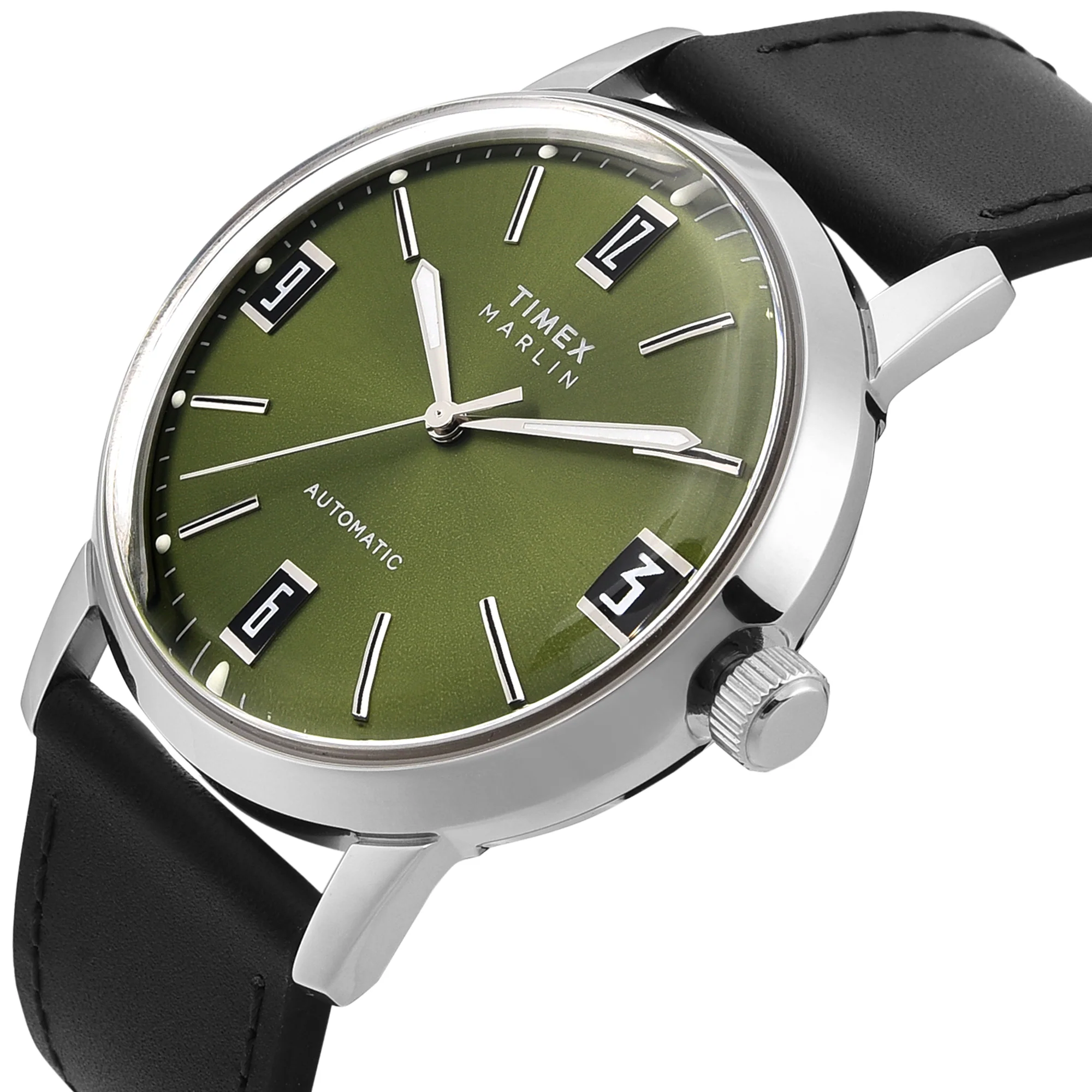 Timex Marlin Green Round Dial Mechanical Automatic Men's Watch - TWEG26700 - Image 2