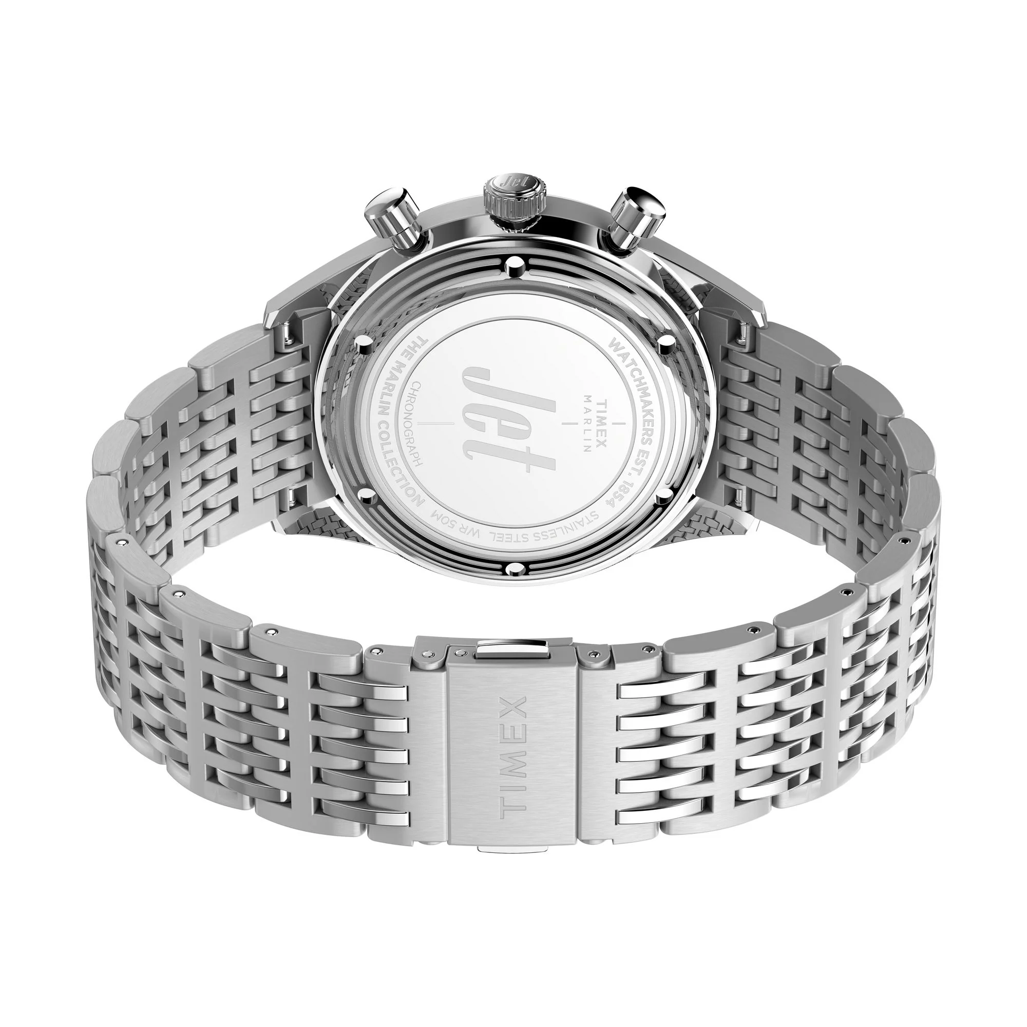 TIMEX Marlin Jet Silver Round Dial Analog Men's Watch - TW2Y24600IK - Image 5
