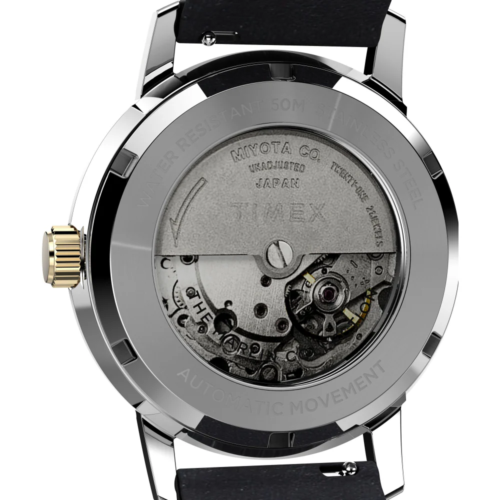 Marlin Automatic 40mm Leather Strap Watch - Image 3