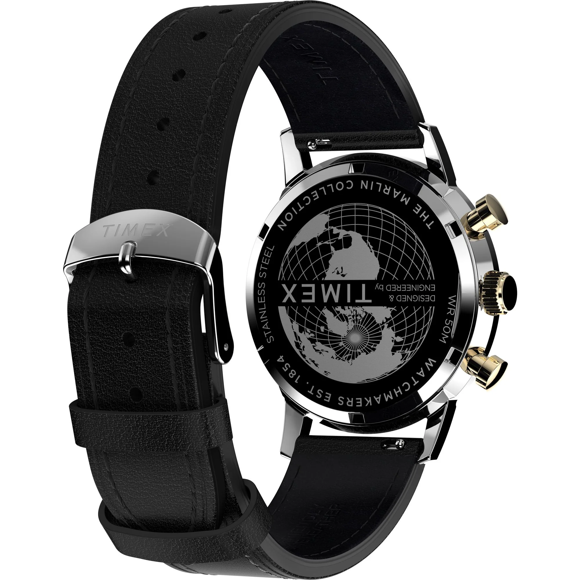 TIMEX Marlin Men Black Round Dial Analog Watch - TW2W51500UJ - Image 5