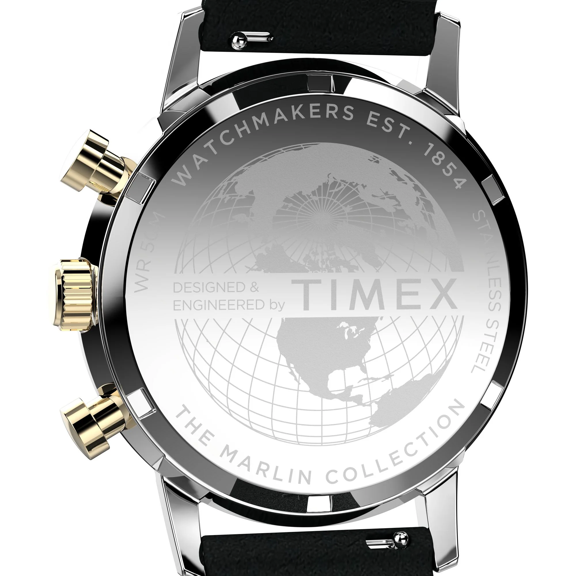TIMEX Marlin Men Champagne Round Dial Analog Watch - TW2W60300UJ - Image 4