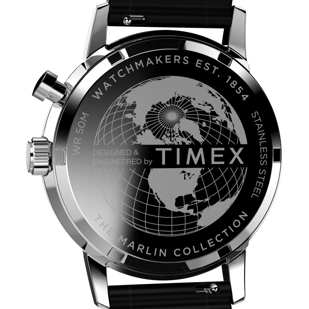 Marlin Moon Phase 40mm Leather Strap Watch - Image 3