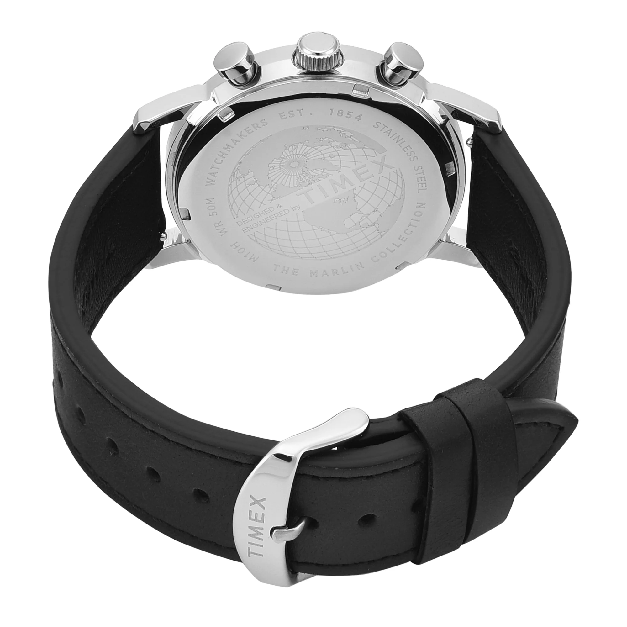 TIMEX MARLIN Silver-Tone Round Dial Analog Men's Watch - TWEG26703 - Image 5