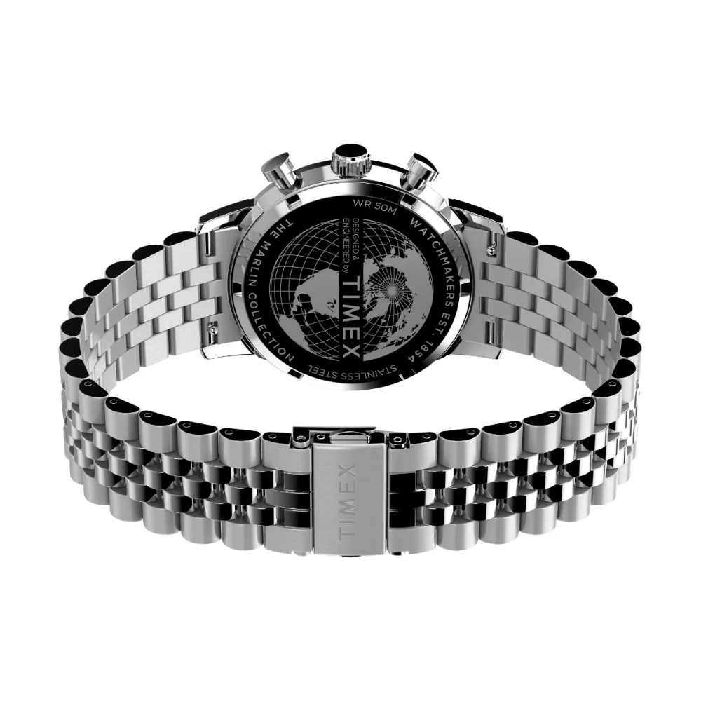 Marlin Chronograph Tachymeter 42mm Stainless Steel Bracelet Watch - Image 3