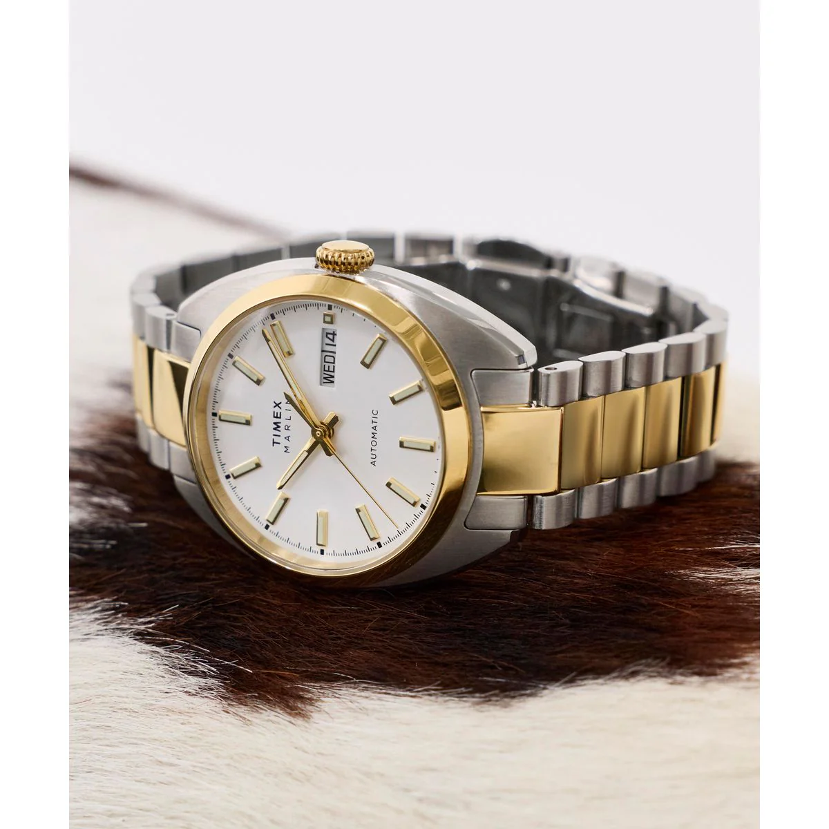 Timex Marlin Tonneau 37mm Silver Dial Mechanical Automatic Men Watch - TW2Y65100UJ - Image 6