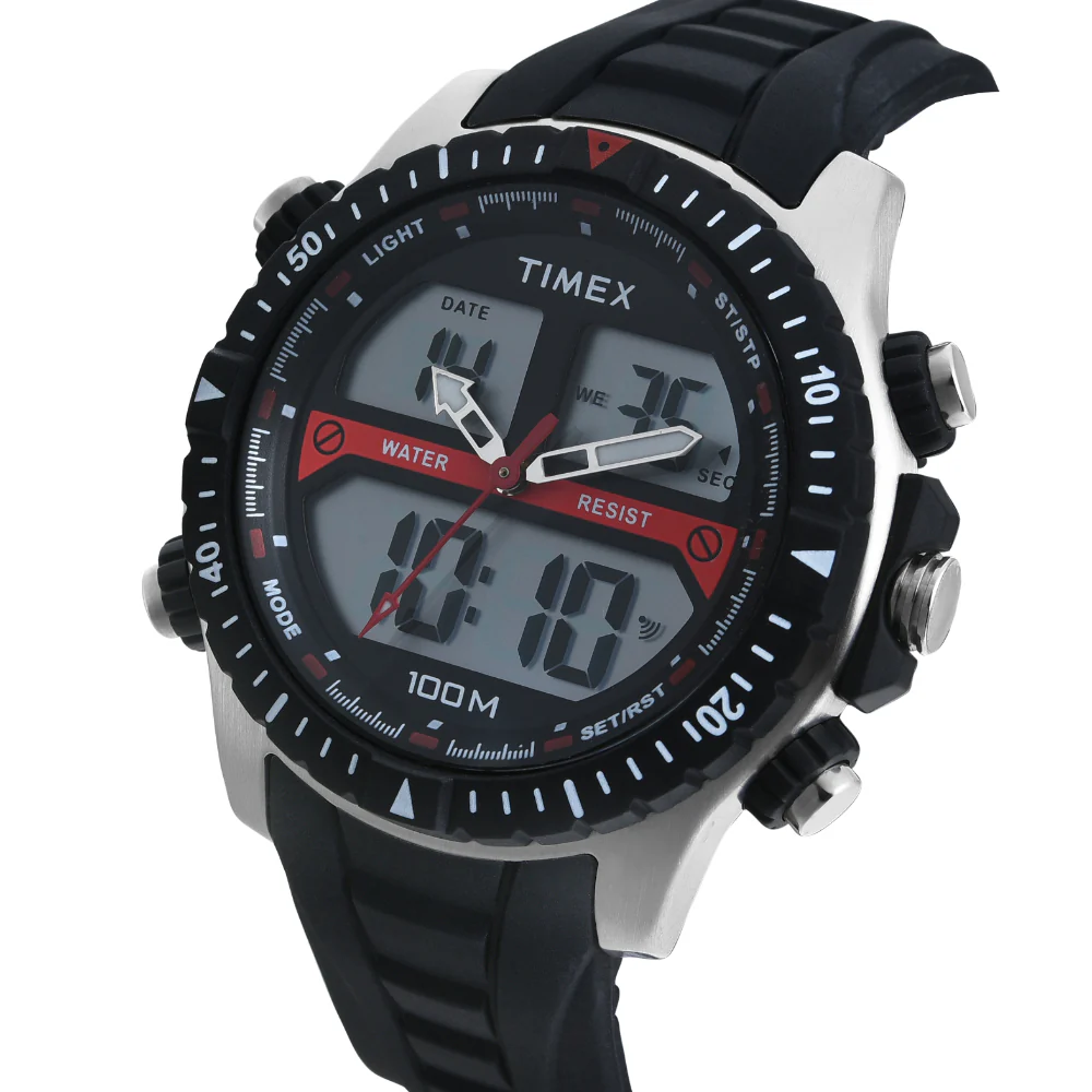 Timex Men Analog-Digital Round Dial Watch- TWESK3400T - Image 2