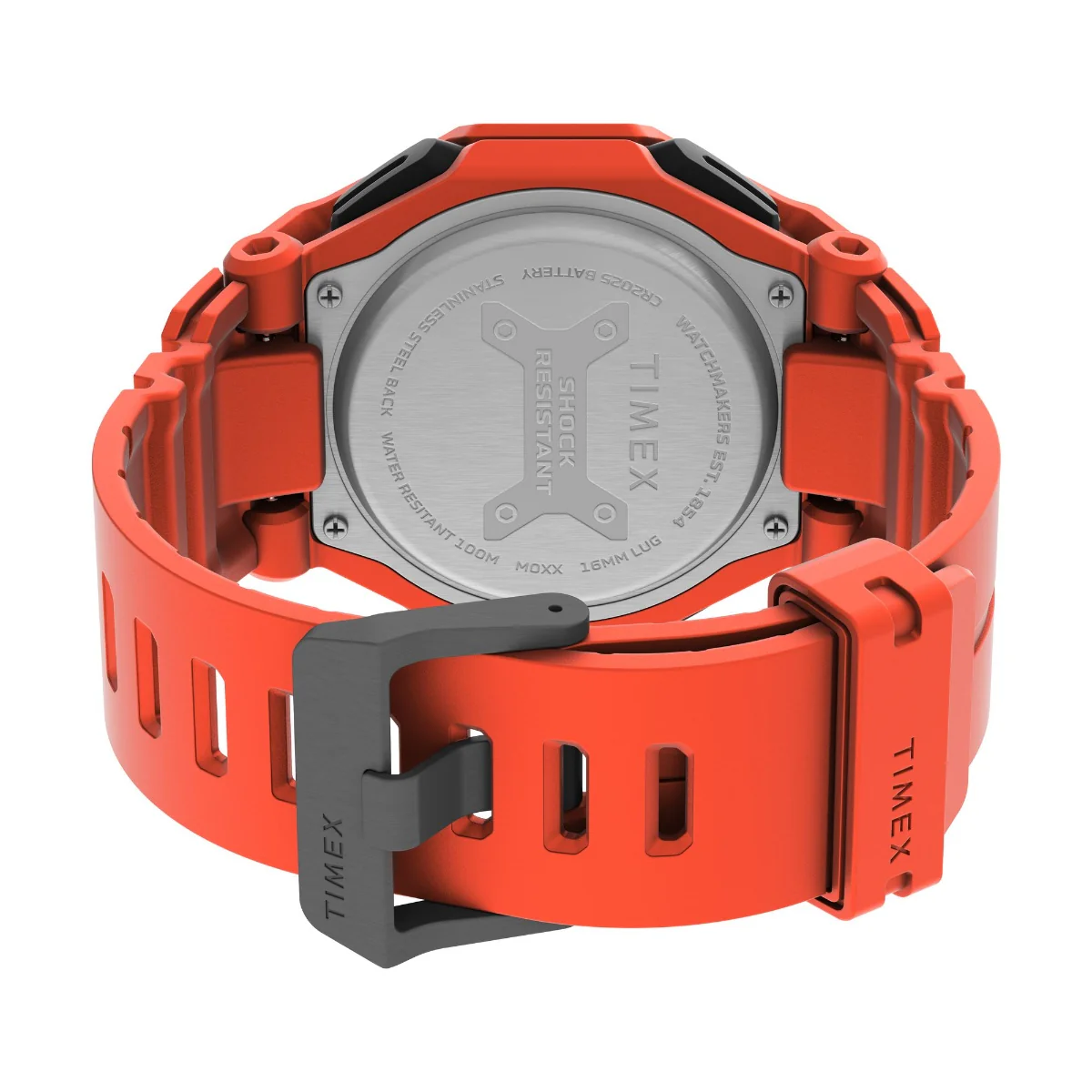 Timex Men Black Resin Square Dial Digital Watch-TW2V60000UJ - Image 2