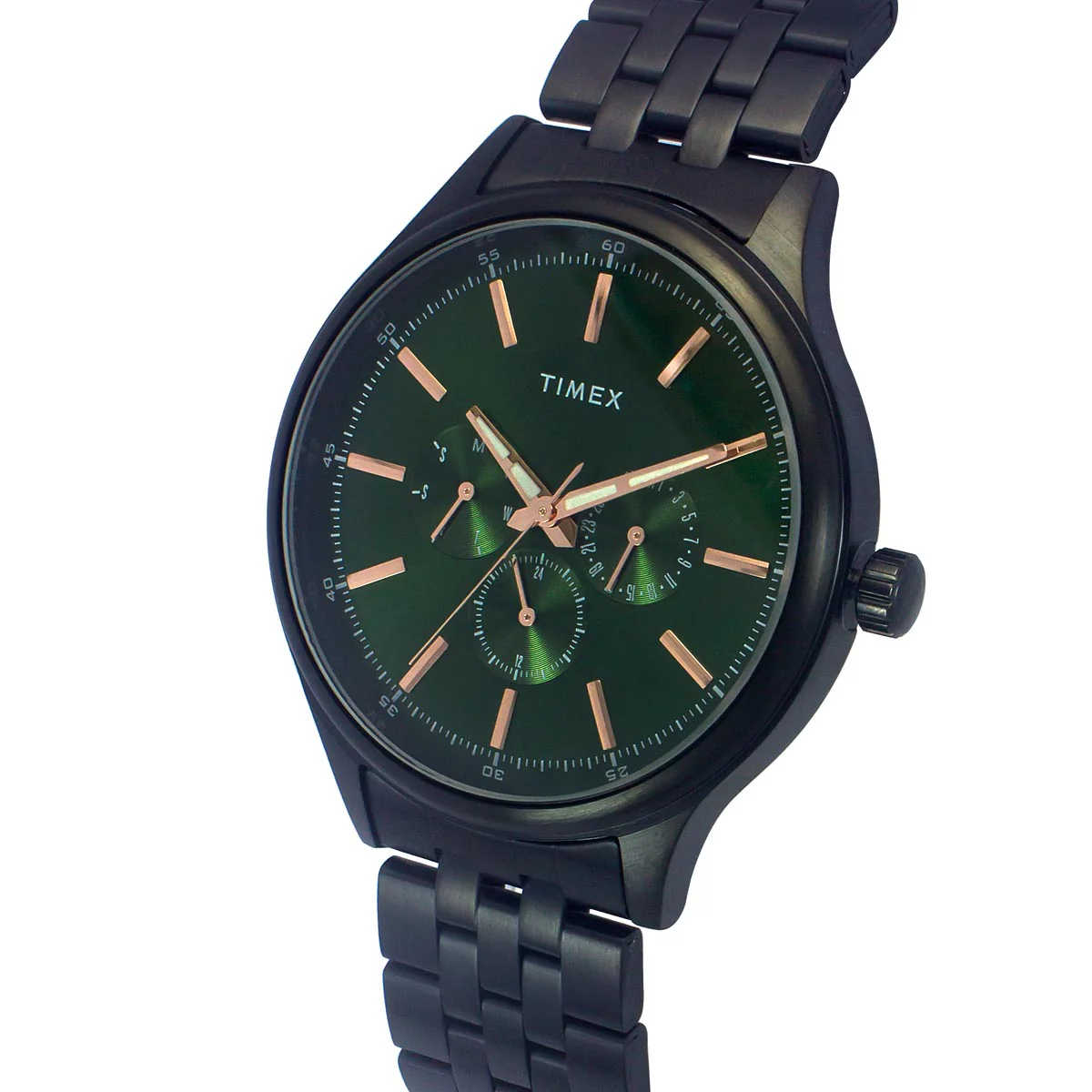 Timex Men Black Round Analog Watch- TWEG184SMU12 - Image 2