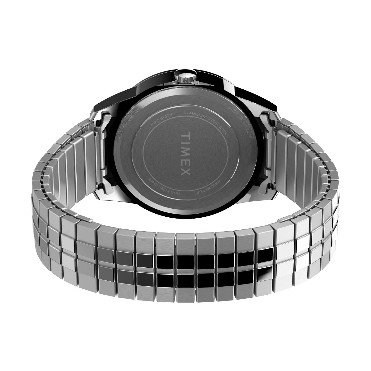 Main Street Classic 36mm Stainless Steel Expansion Band Watch with Perfect Fit - Image 2