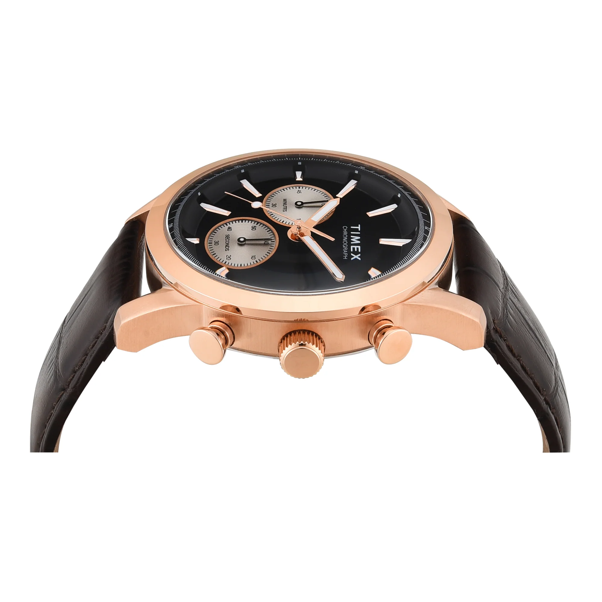 TIMEX Men Black Round Chronograph Dial Analog Watch - TWEG17612 - Image 4