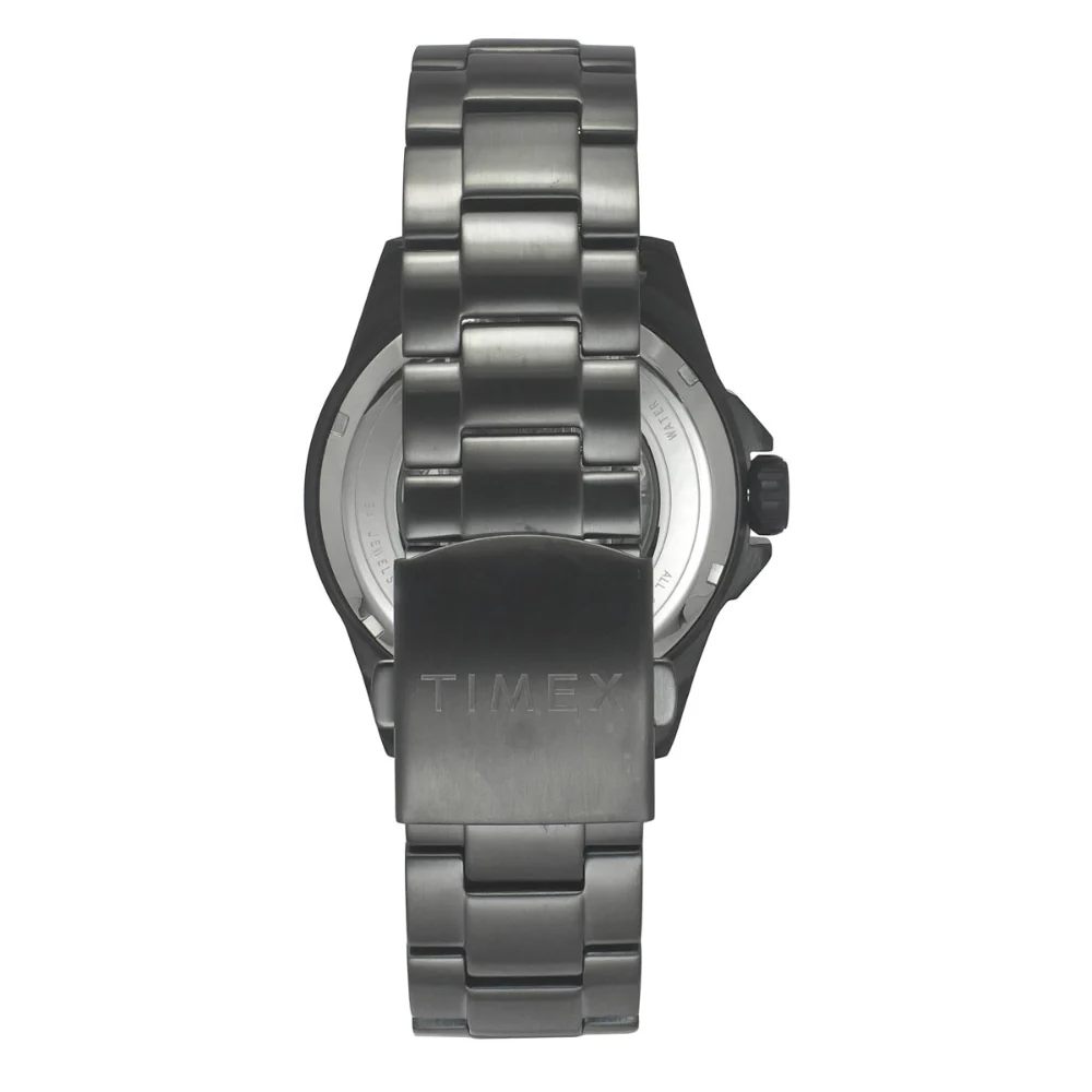 Timex Men Black Round Dial Analog Automatic Watch - TWEG24103 - Image 4